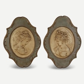 Pair of Composite Portraits in Frames