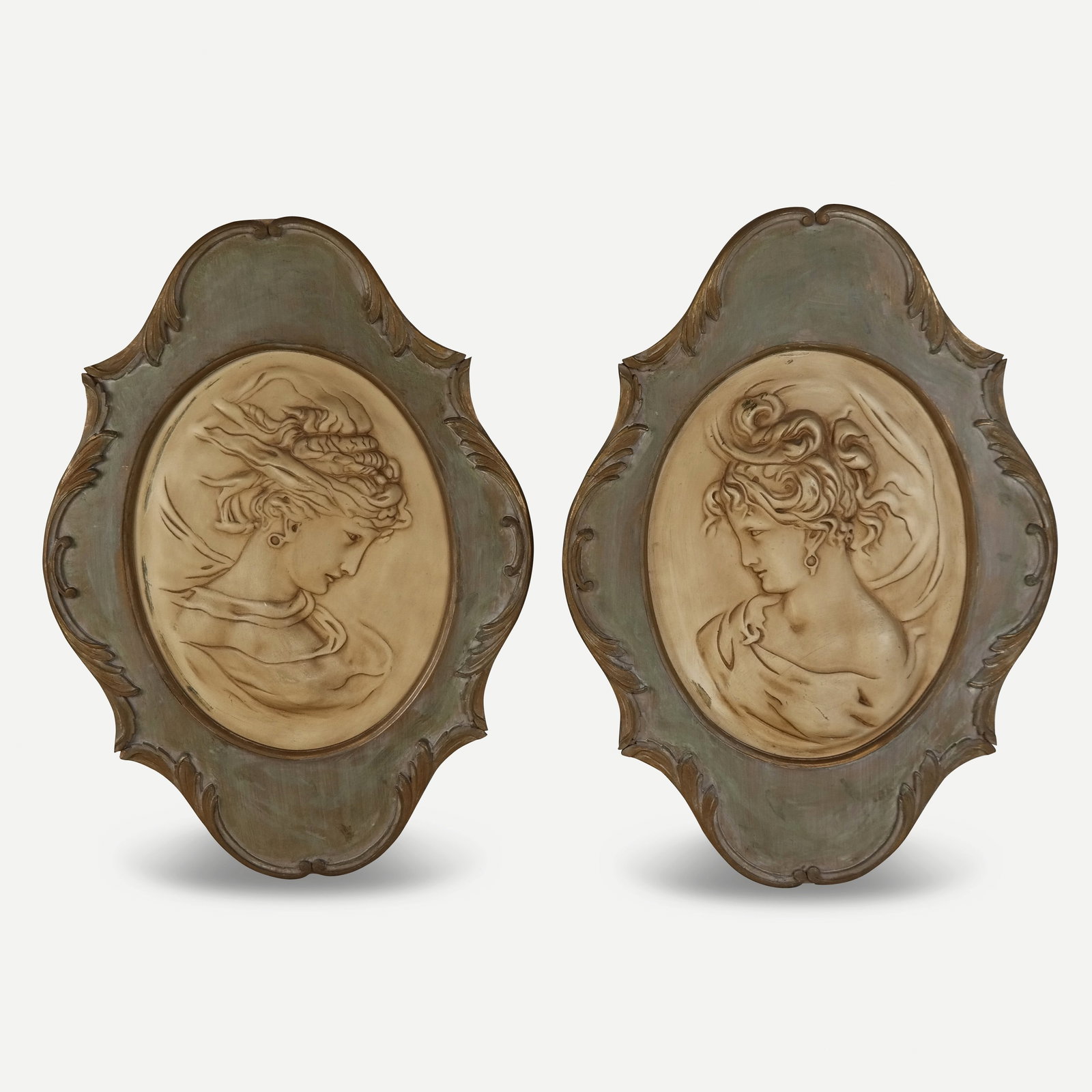 Pair of Composite Portraits in Frames (1 of 14)