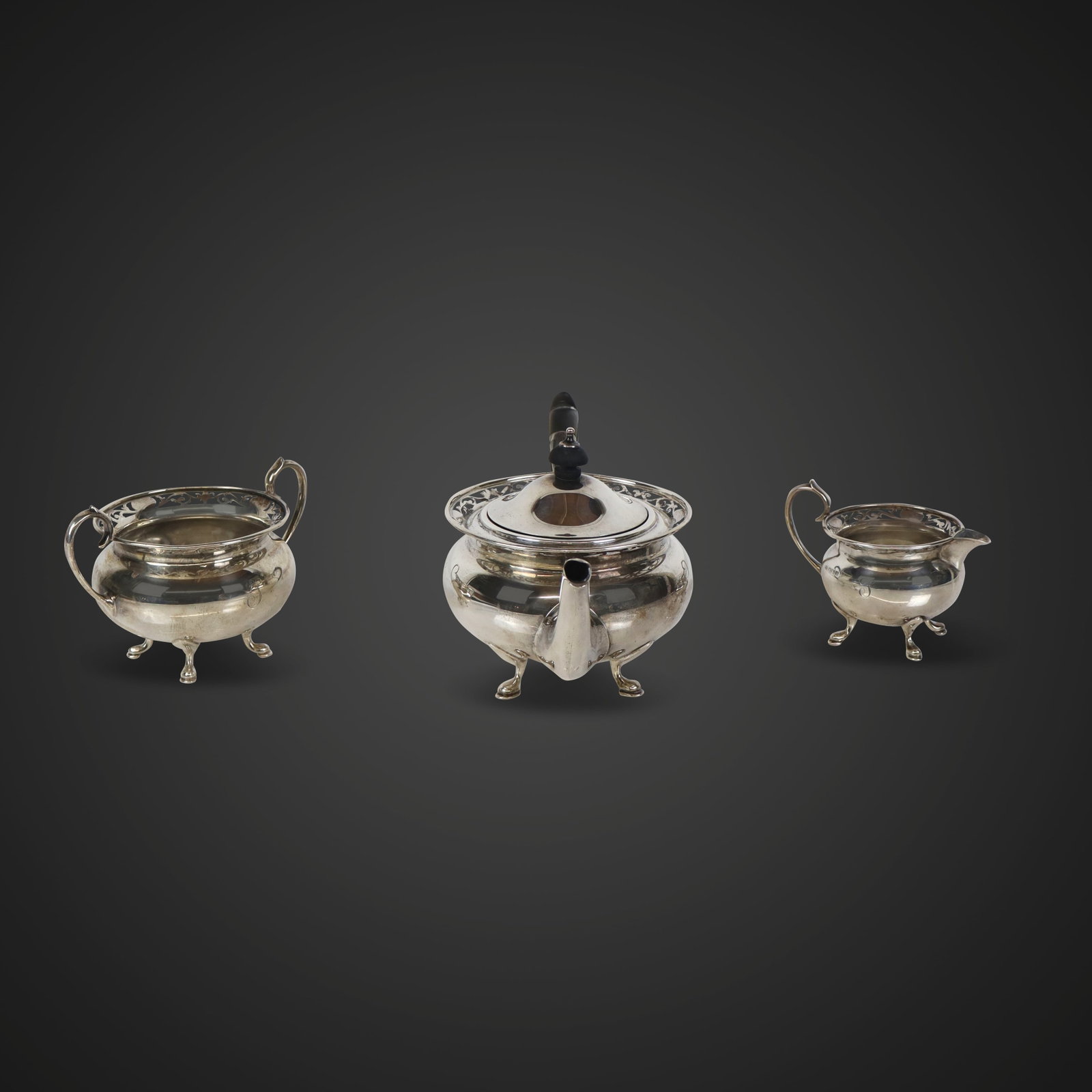 Victorian Silver Individual Tea Set, 3 (1 of 11)