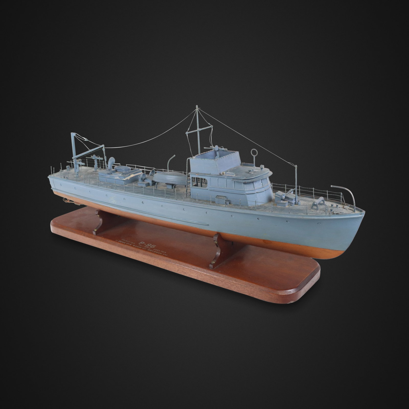 Antique Model of an American Naval Ship (1 of 15)