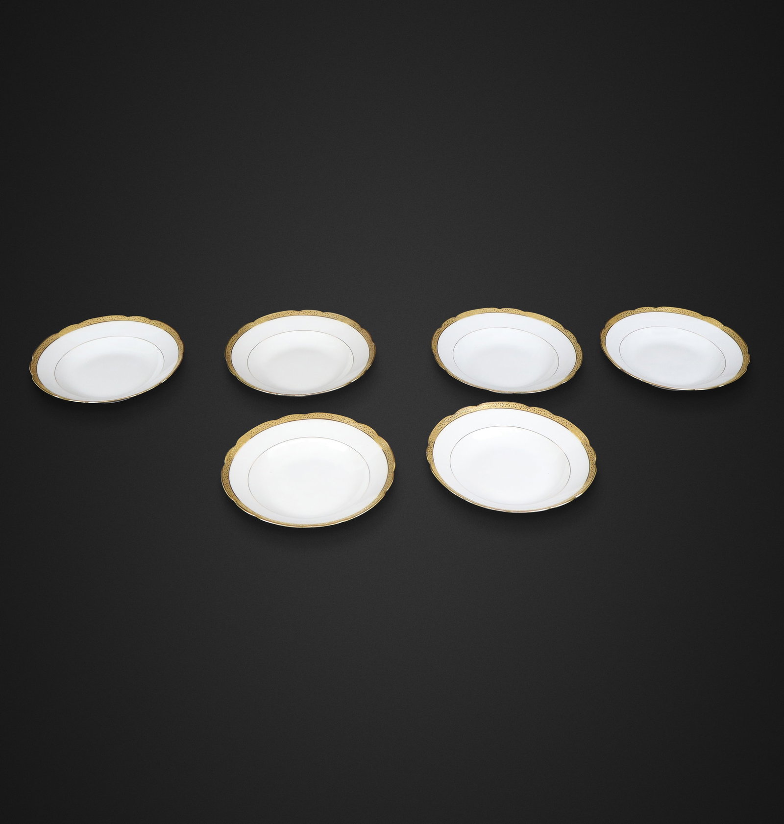 J.P. Limoges Porcelain Soup Bowls, 6 (1 of 11)