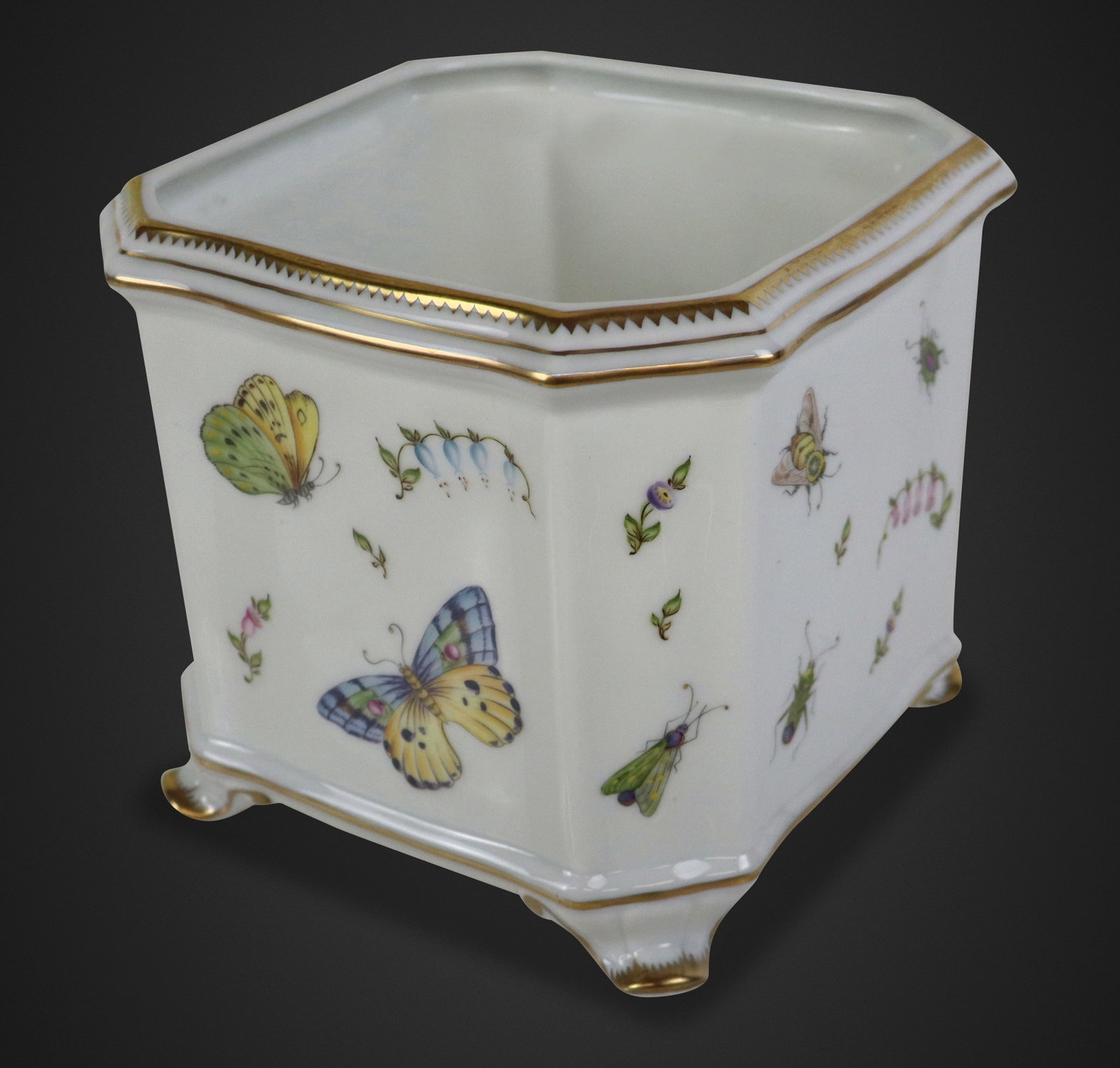 Anna Weatherley Hand-Painted Cache Pot (1 of 10)