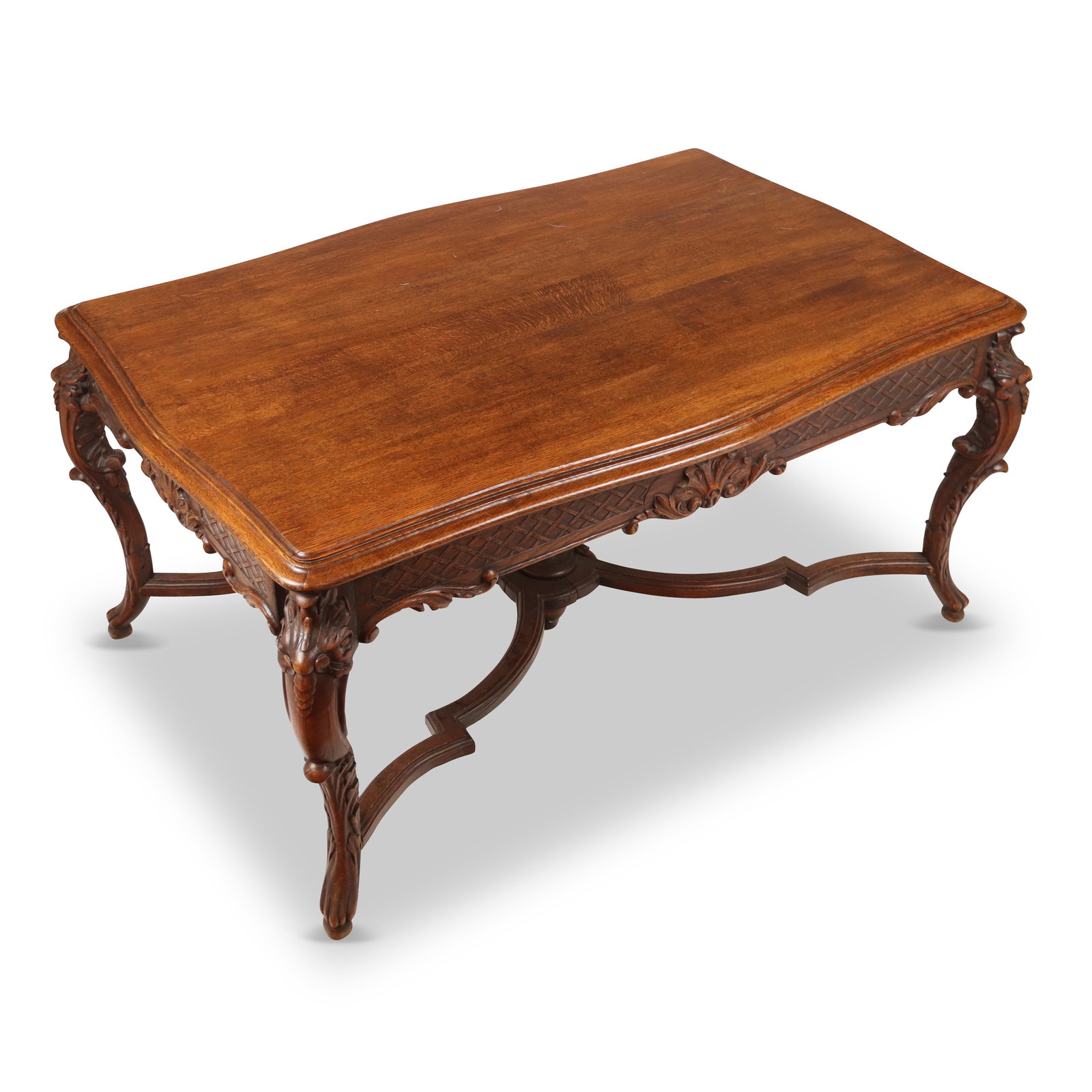 Carved Oak Dining Table (1 of 16)