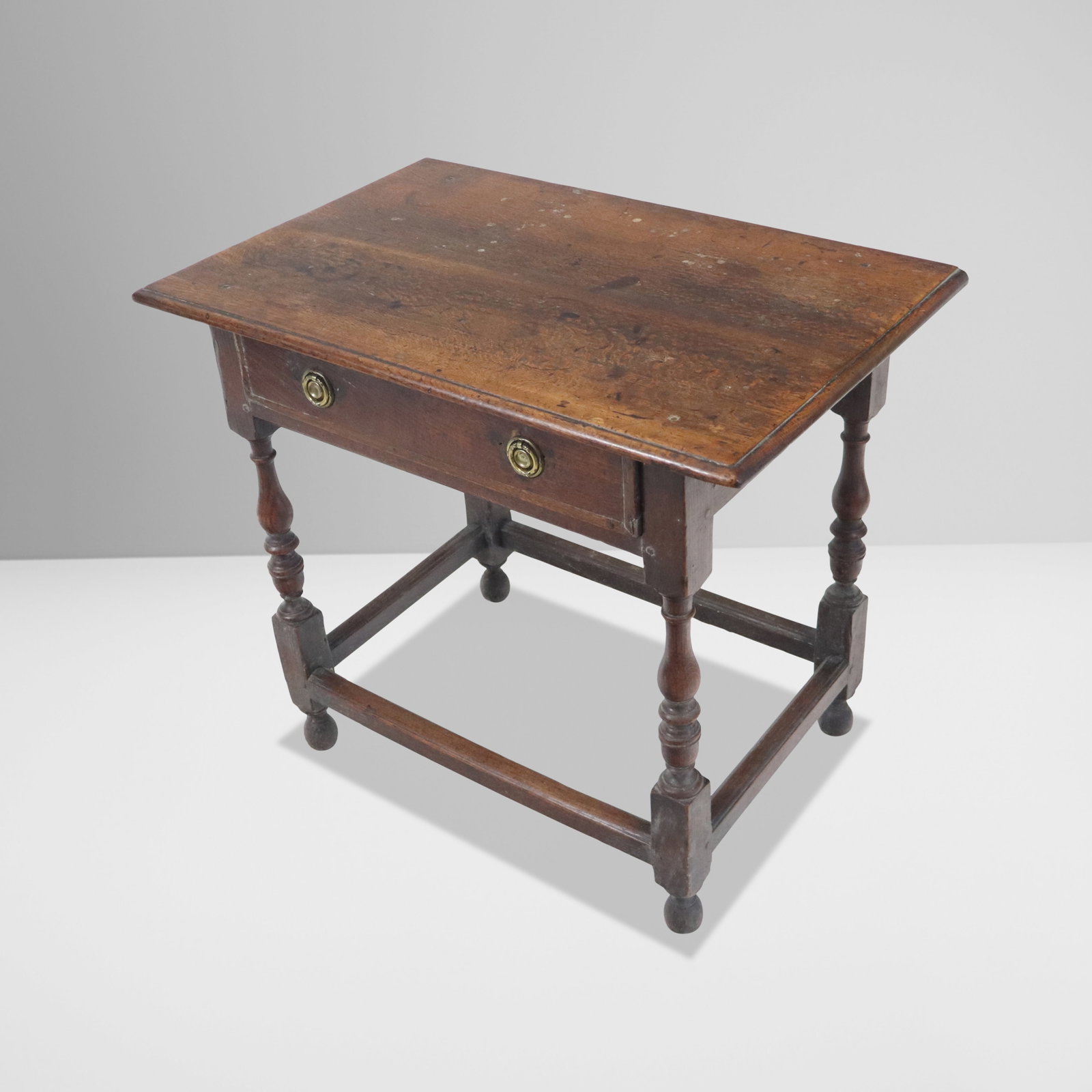 William and Mary Oak Table (1 of 12)