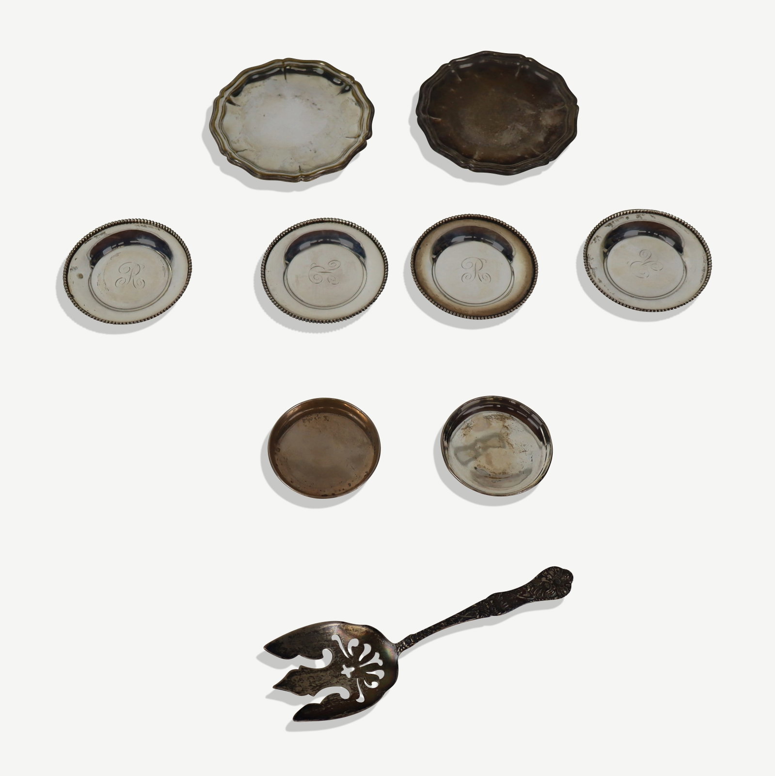Miscellaneous Group of Silver and Silver Plate (1 of 16)