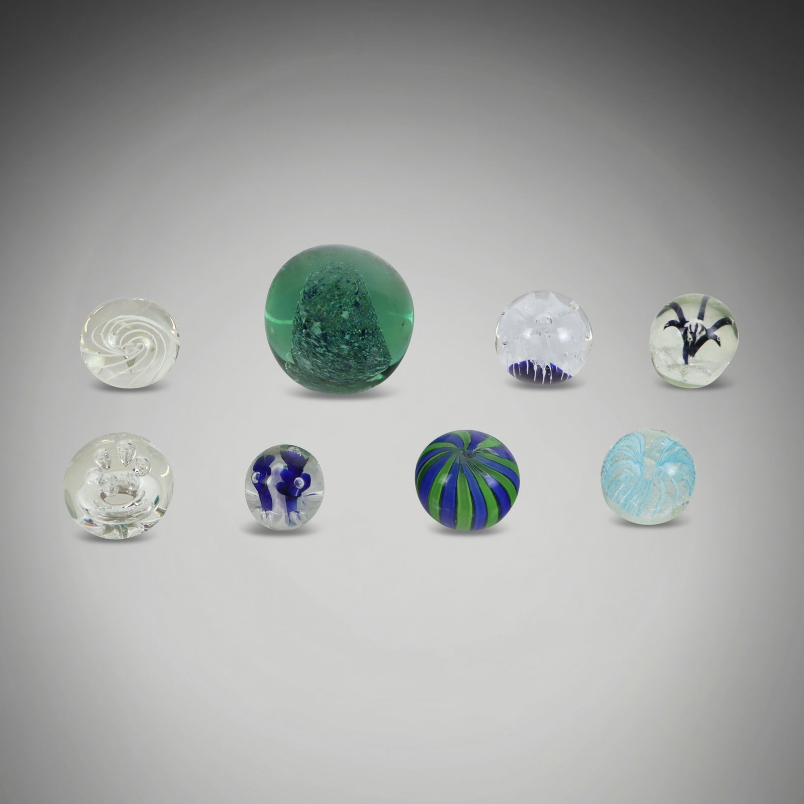Collection of Art Glass Paperweights, 8 (1 of 11)
