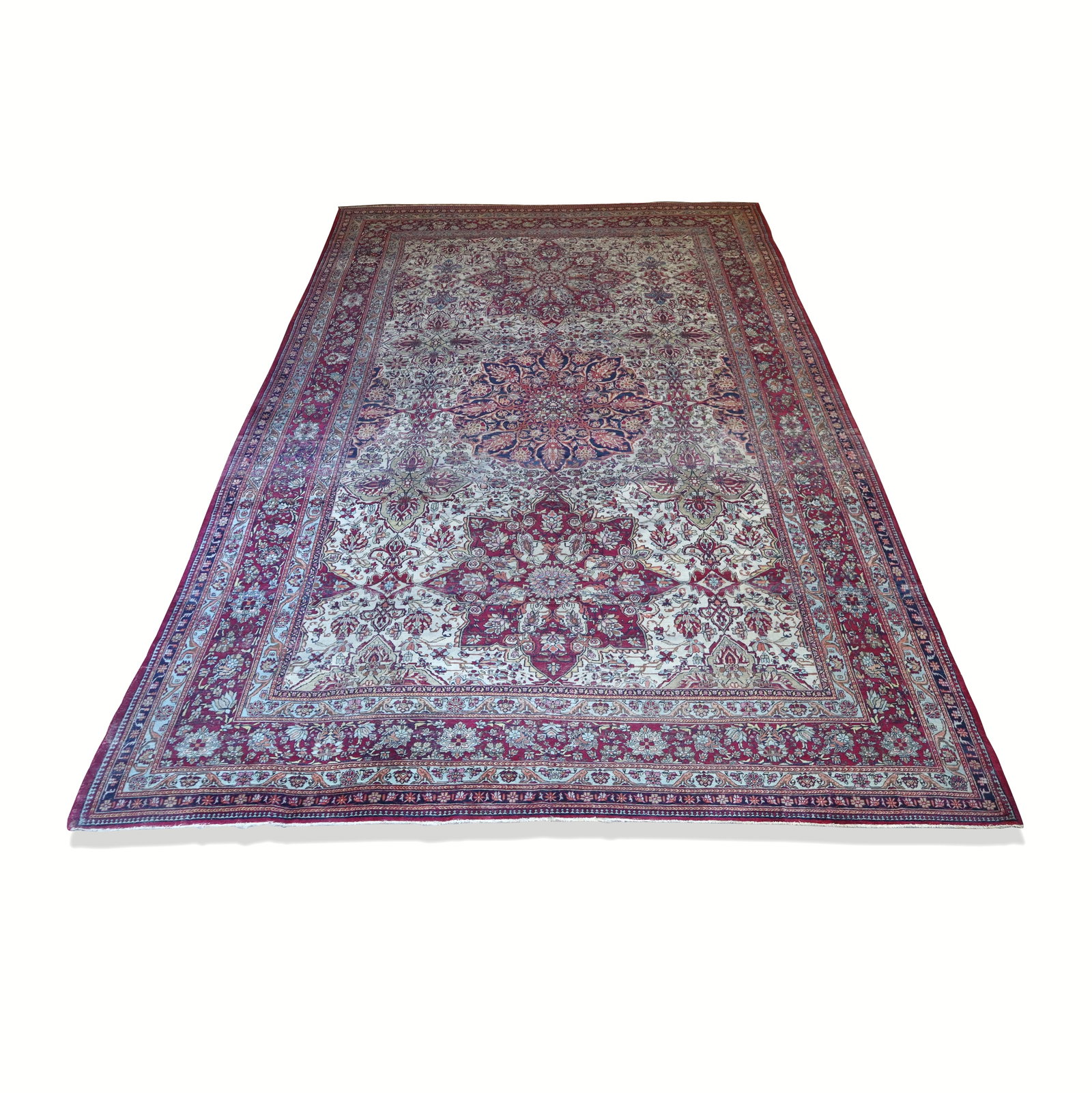 Persian Wool Kerman Rug (1 of 17)