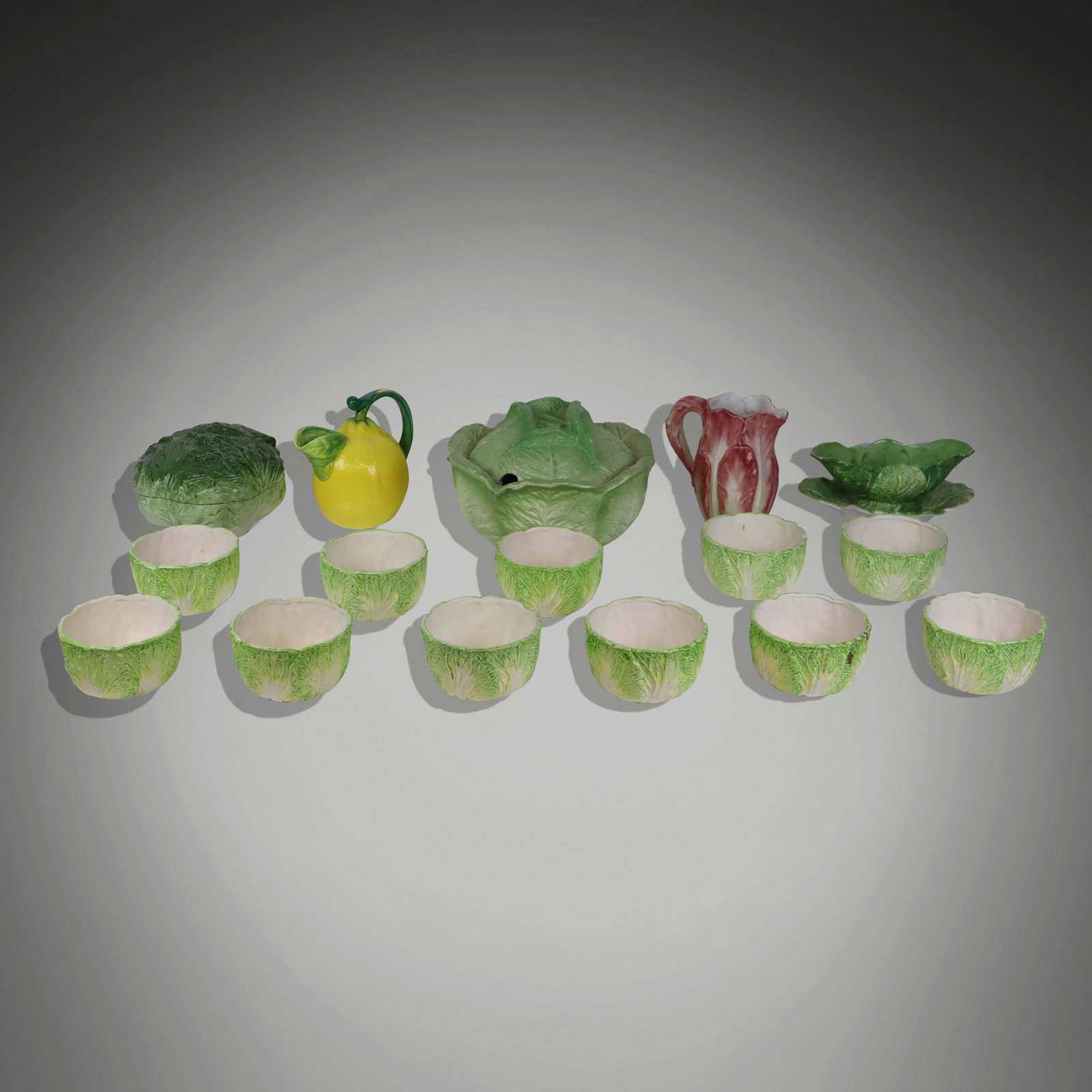 Collection of Majolica Fruit and Vegetable Wares, (1 of 10)