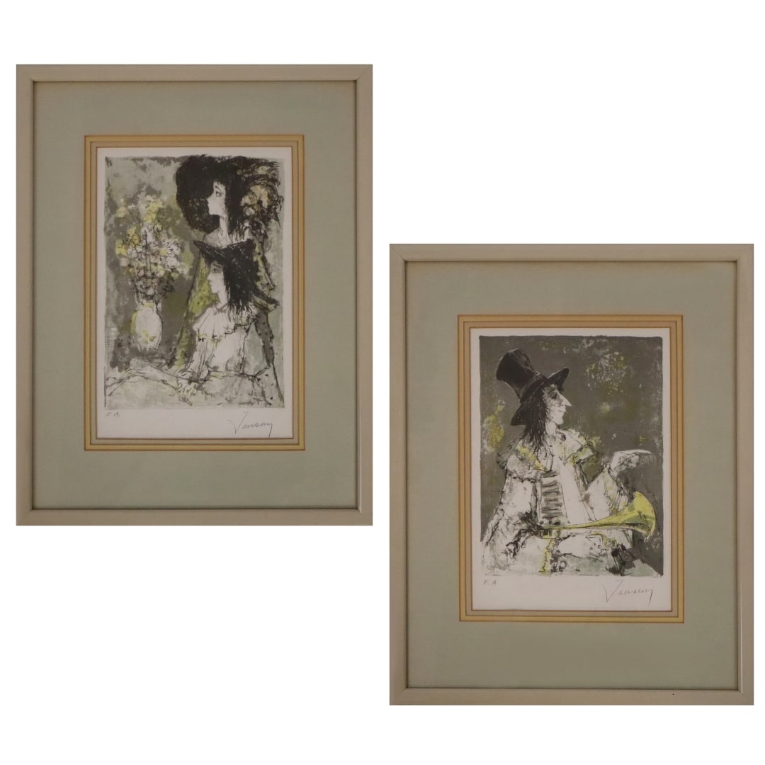 Jean JANSEM Group of Two Figural Lithographs (1 of 13)