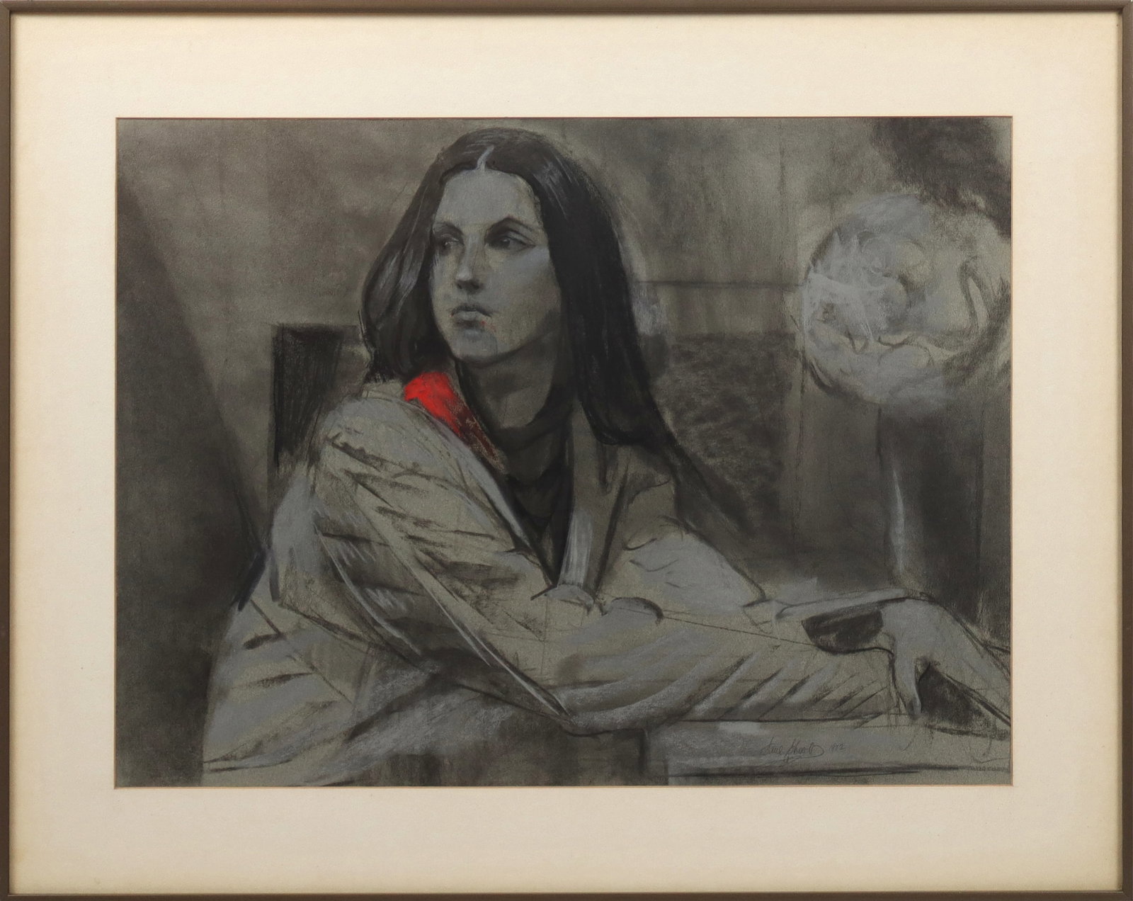 Saul SHOOB Portrait of a Girl with Red (1 of 10)