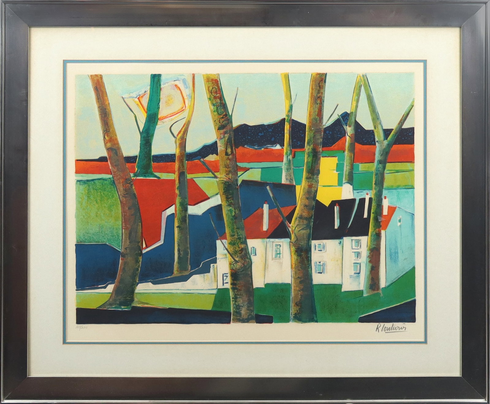 Rene COUTURIER "Coucher Du Soleil" Lithograph (1 of 7)