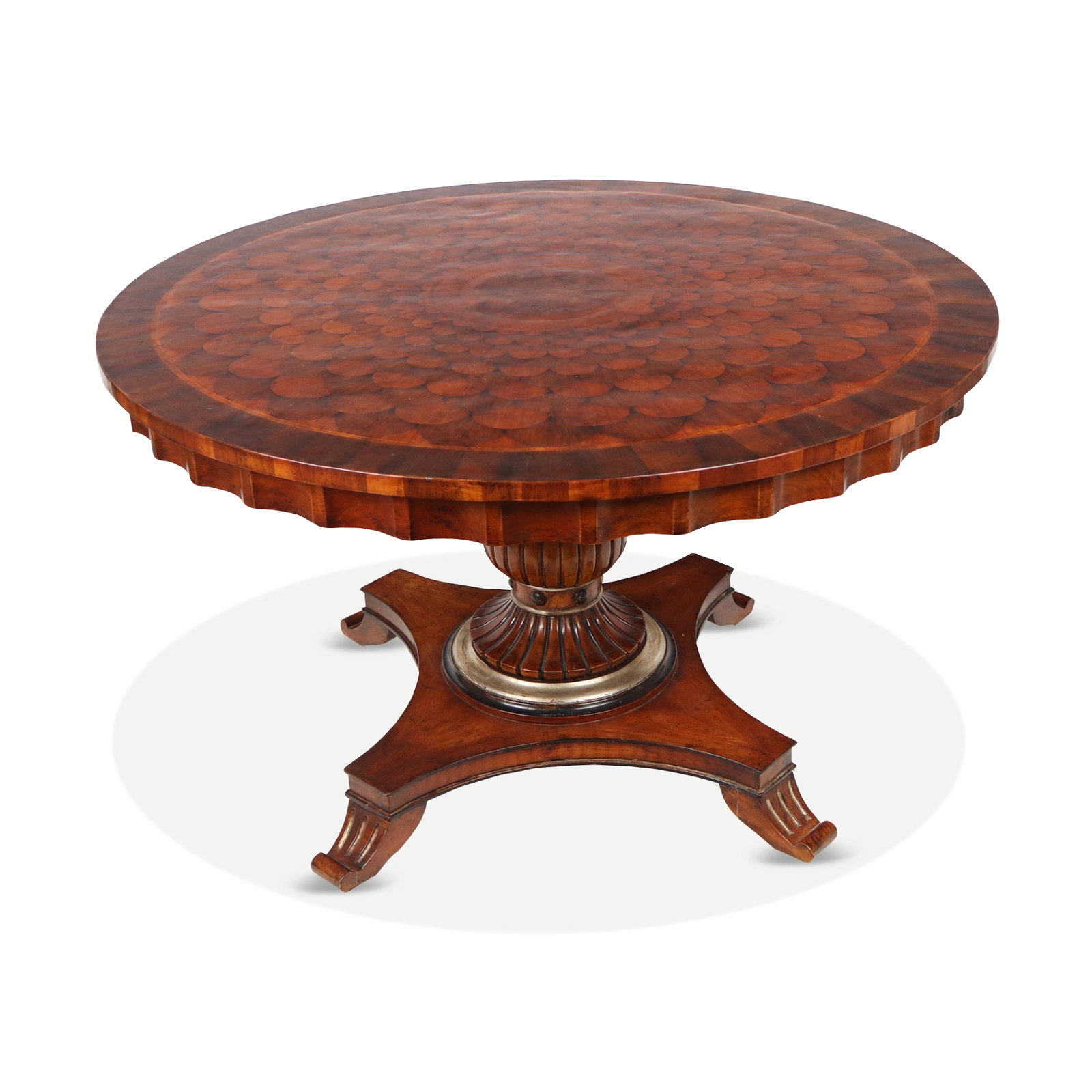 Regency Inlaid Center Table (1 of 11)