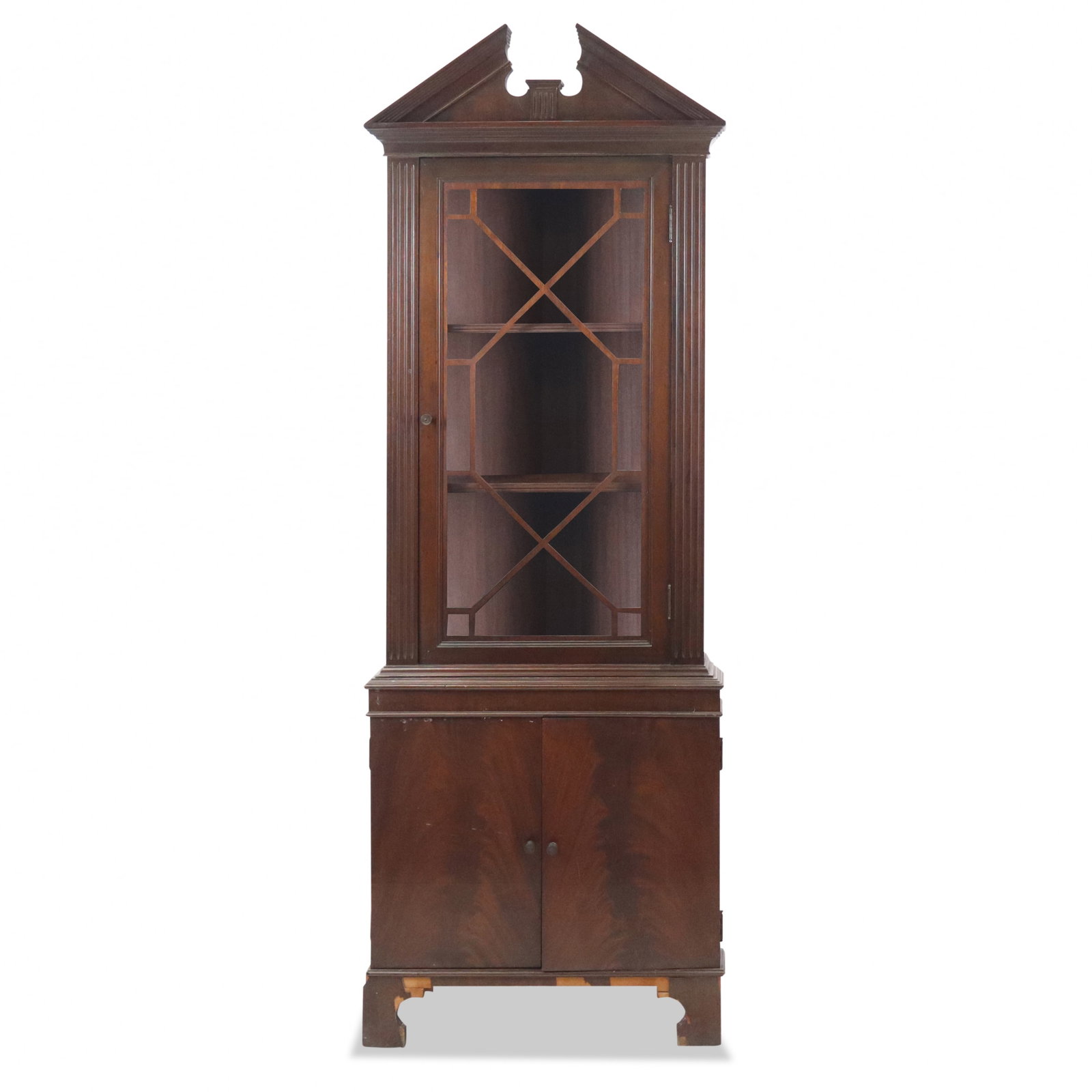 Federal Mahogany Corner Cabinet (1 of 13)