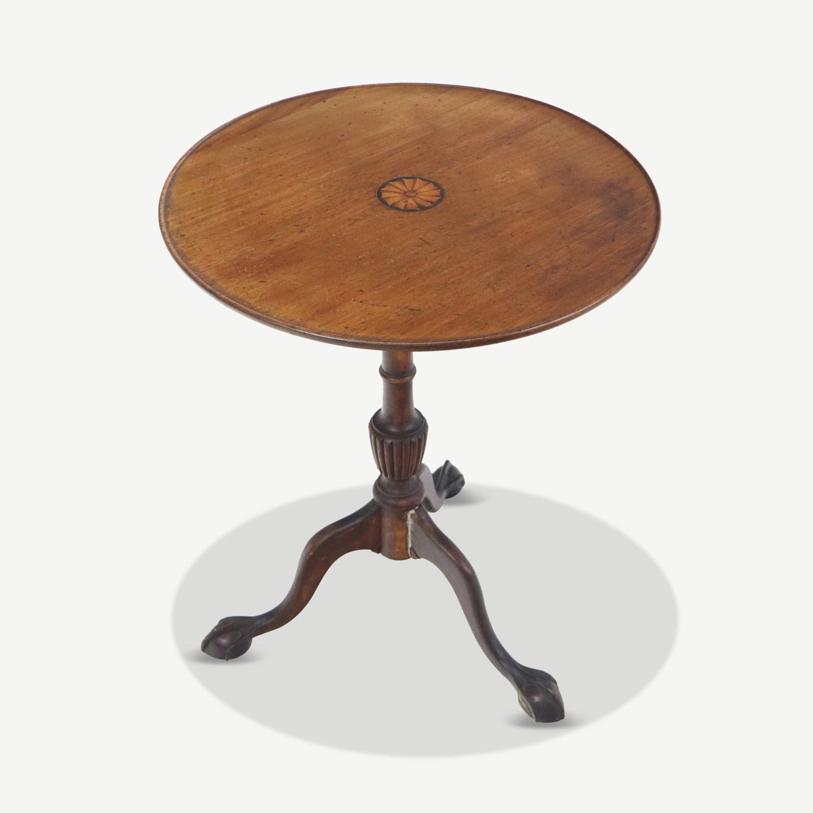 Inlaid Flip-Top Occasional Table (1 of 13)