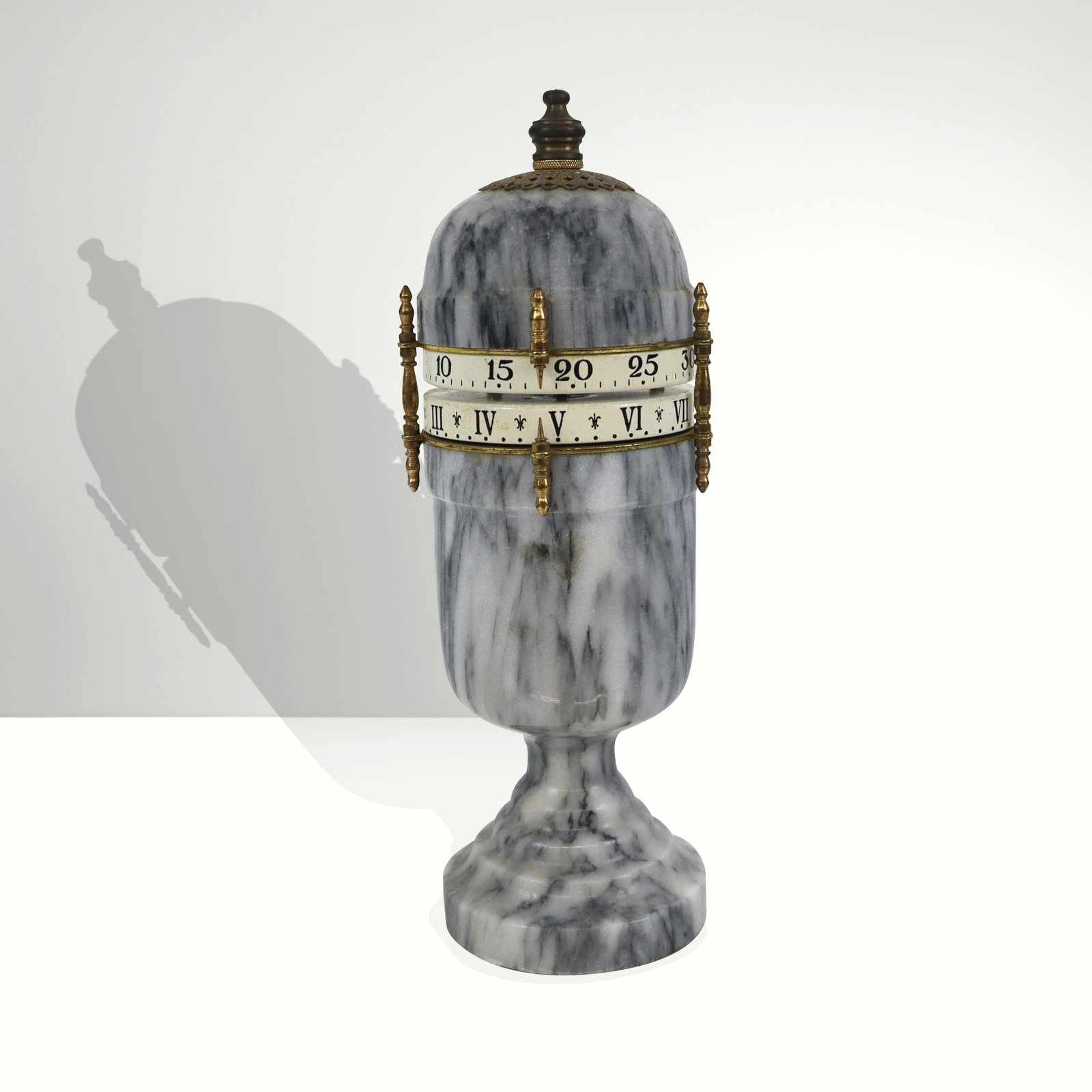 Marble and Brass Annular Clock (1 of 8)