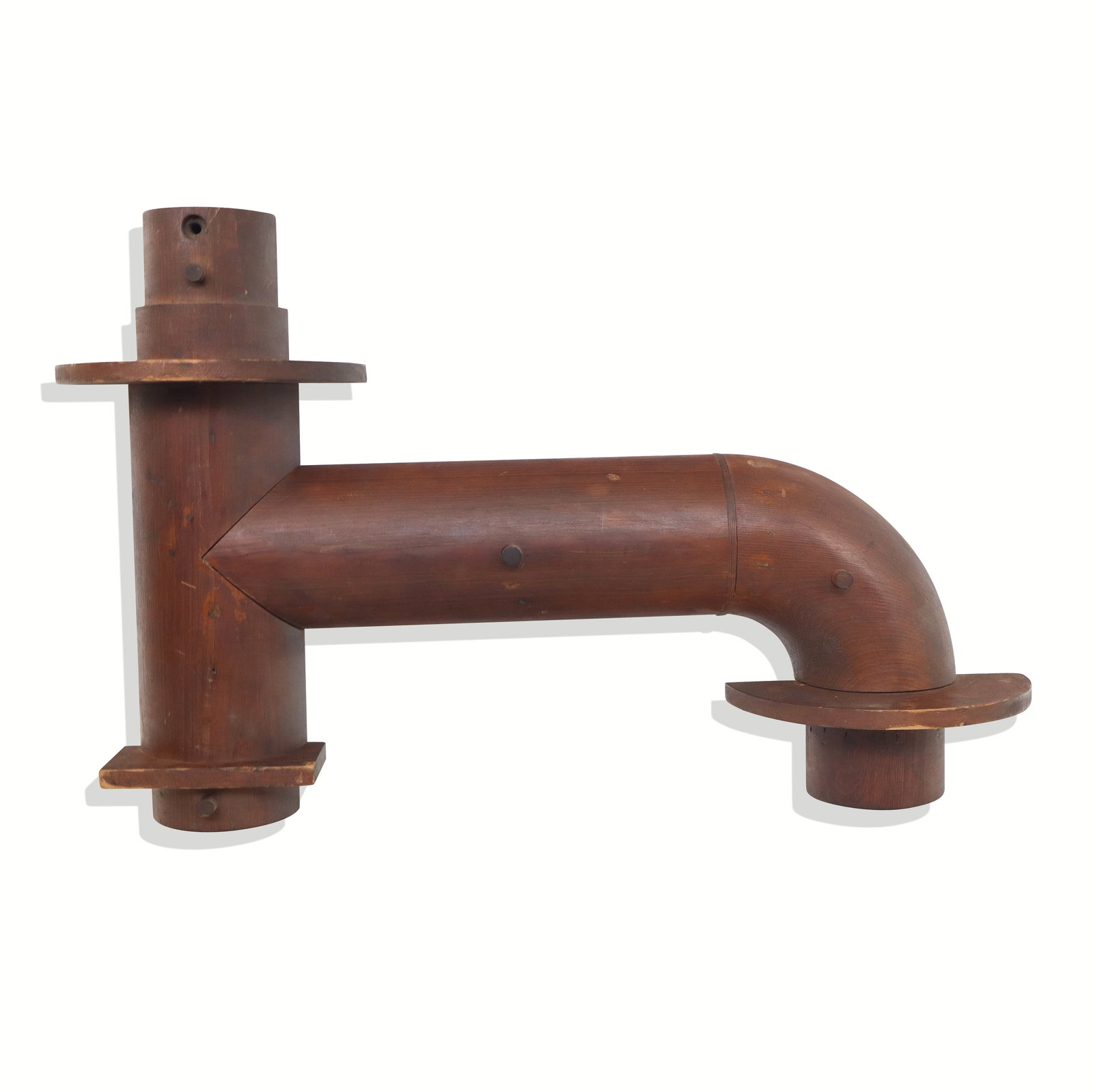 Carved Wood Sculpture of a Pipe (1 of 7)