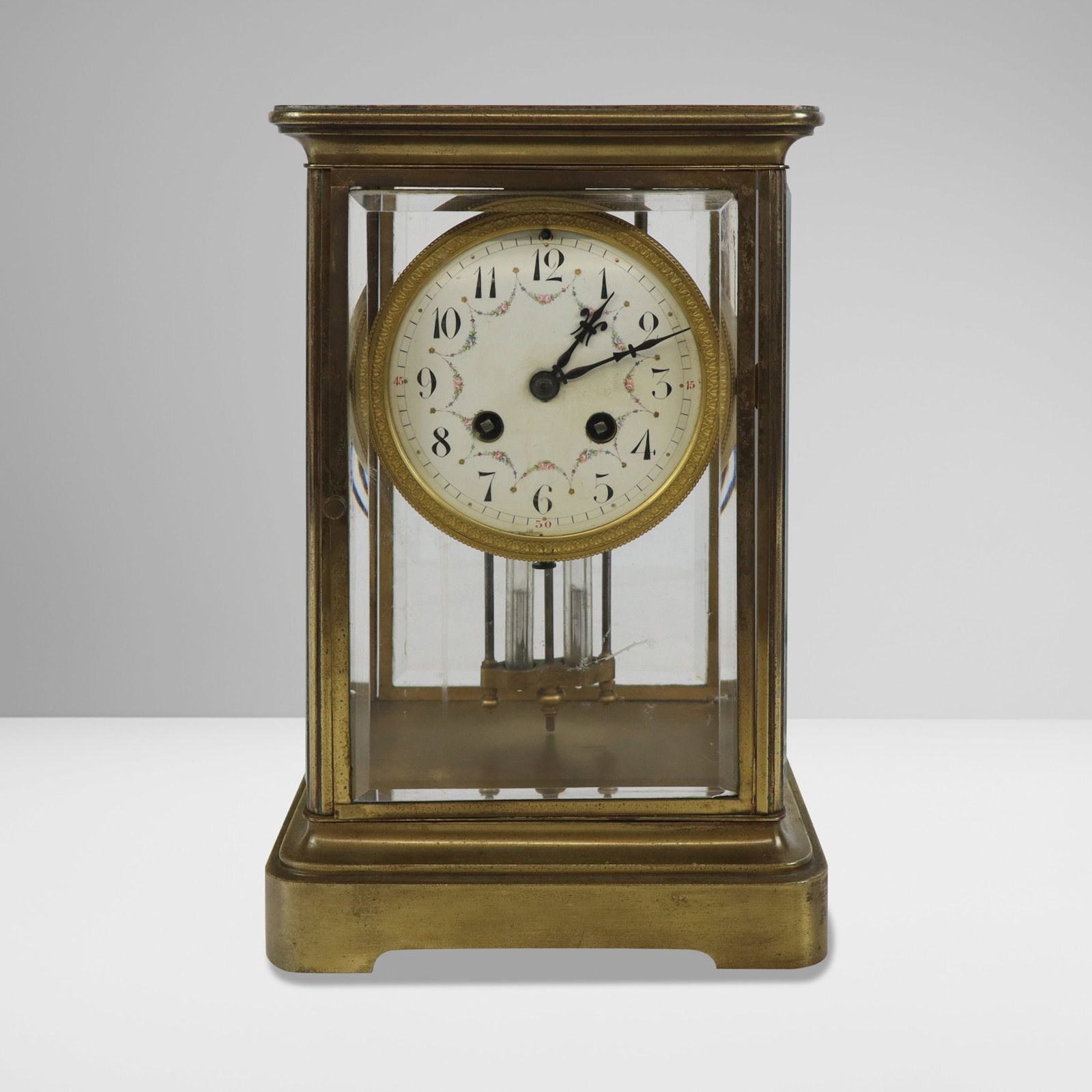 Tiffany & Co. Mantle Clock in a Brass Case (1 of 16)