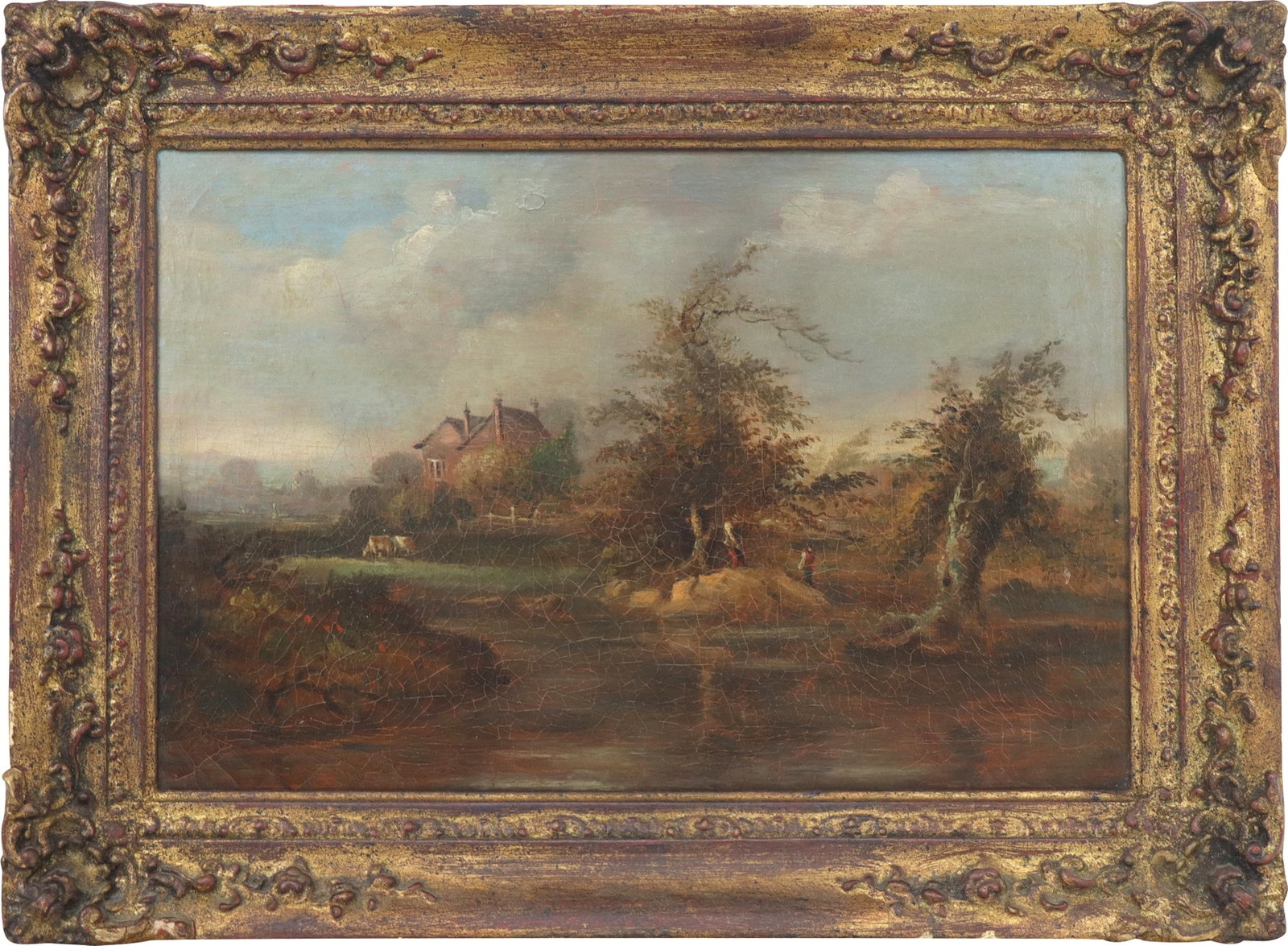 Pastoral Landscape Oil on Canvas (1 of 12)