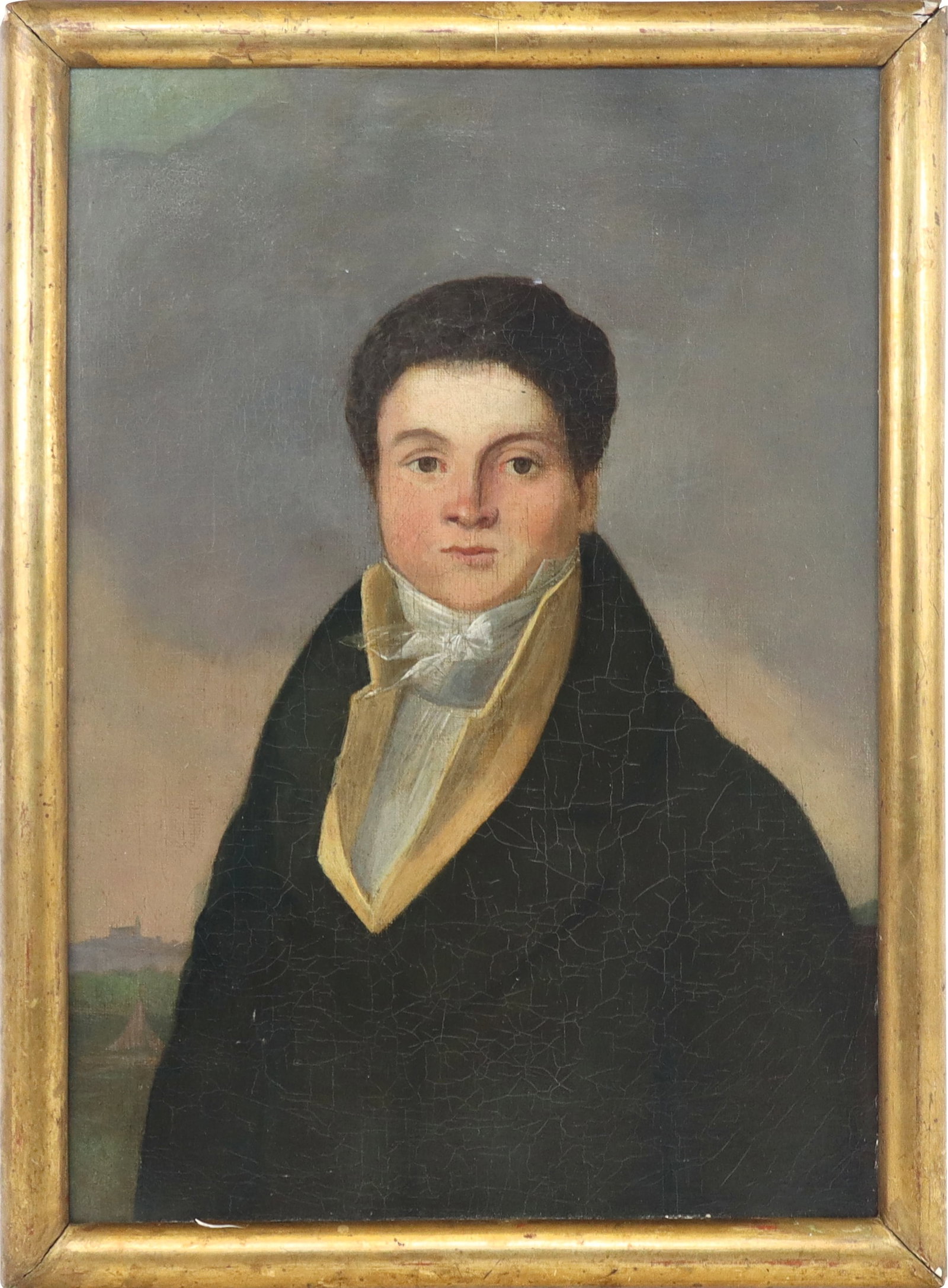19th Century Oil on Canvas Portrait of a Gentleman (1 of 9)