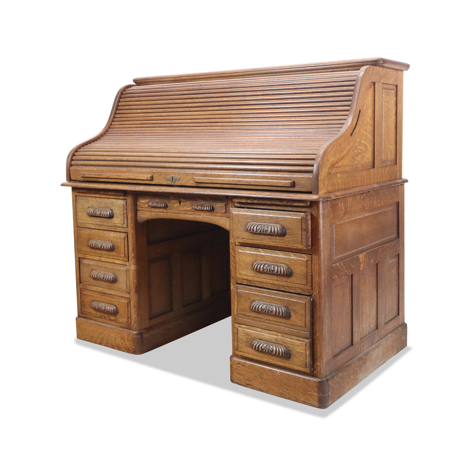 Oak Roll Top Desk (1 of 18)