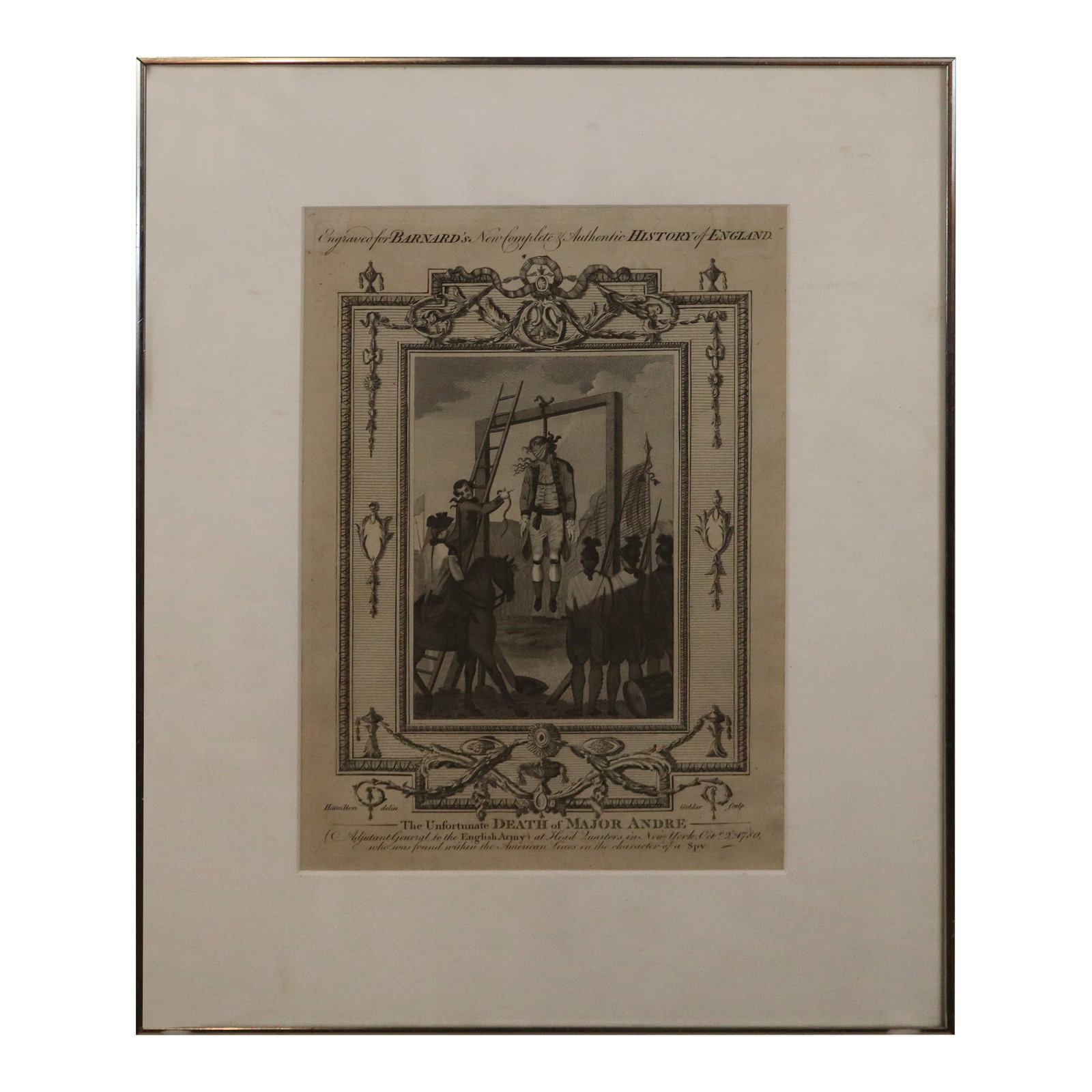The Unfortunate Death of Major Andre, Etching (1 of 8)