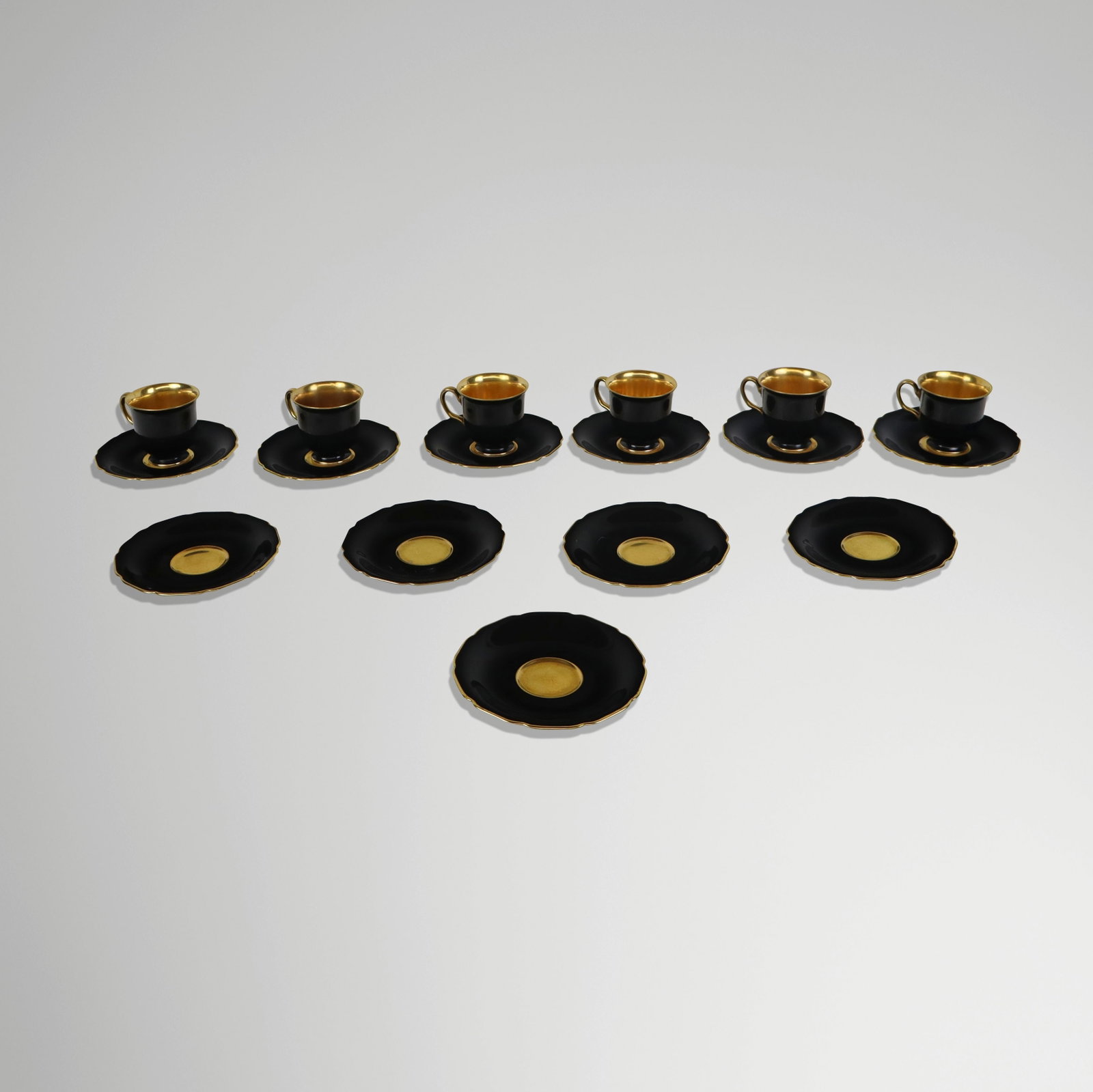 Rosenthal Black and Gilt Demitasse Set, 16 (1 of 12)