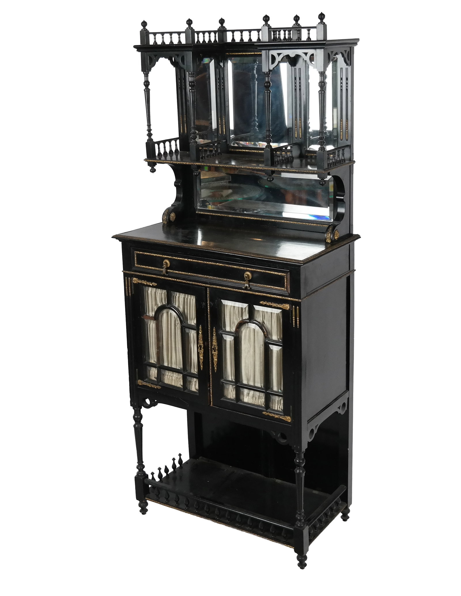 Aesthetic Movement Ebonized Cabinet (1 of 8)