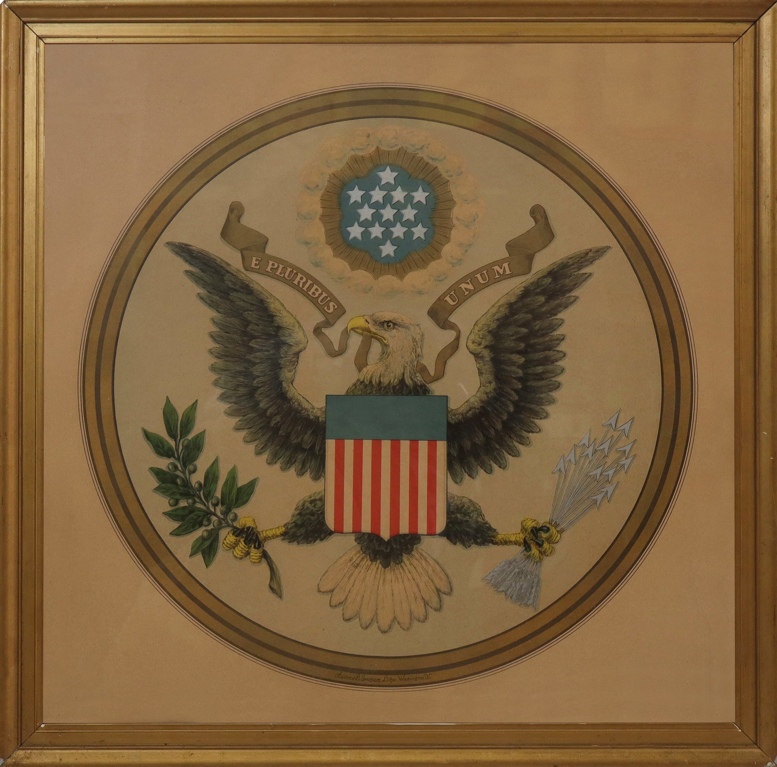 Andrew B. GRAHAM Litho. Eagle (1 of 7)