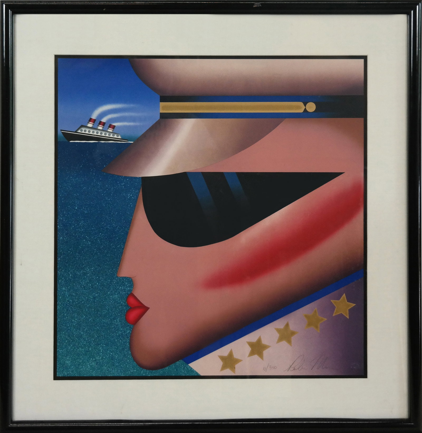 Robin MORRIS Lithograph - Captain