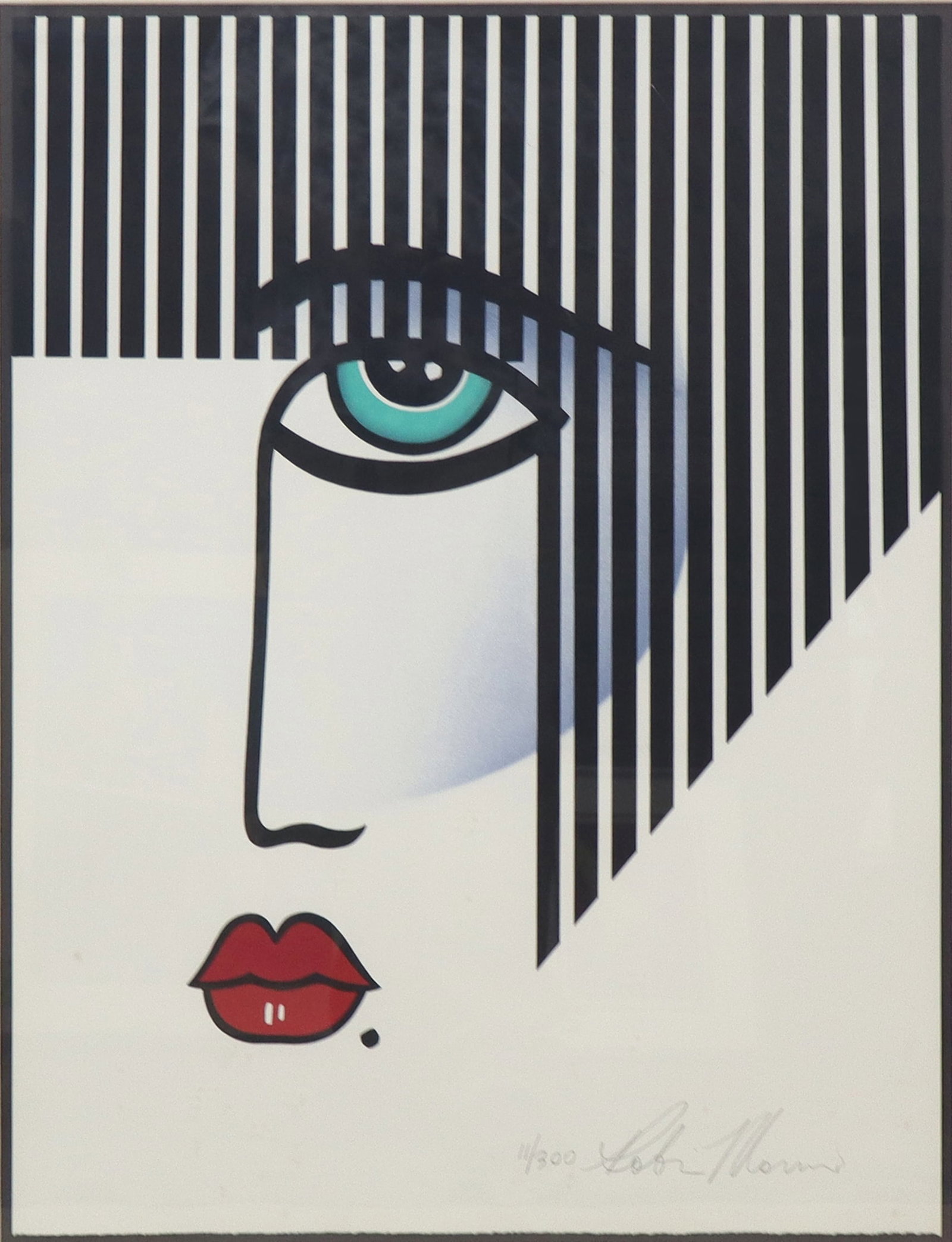 Robin MORRIS Lithograph - Closeup - 2