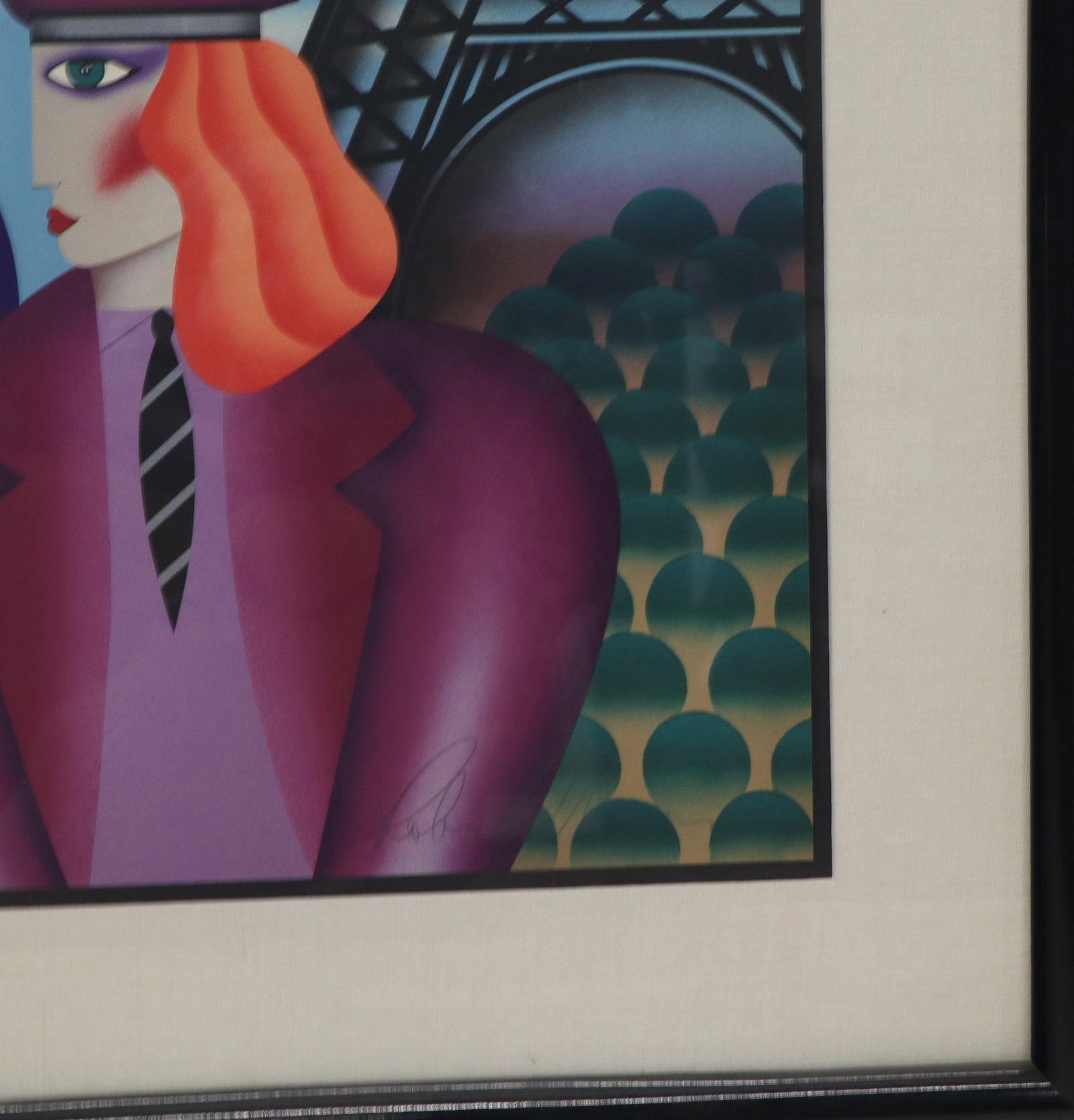 Robin MORRIS Lithograph - Eiffel Tower - 5
