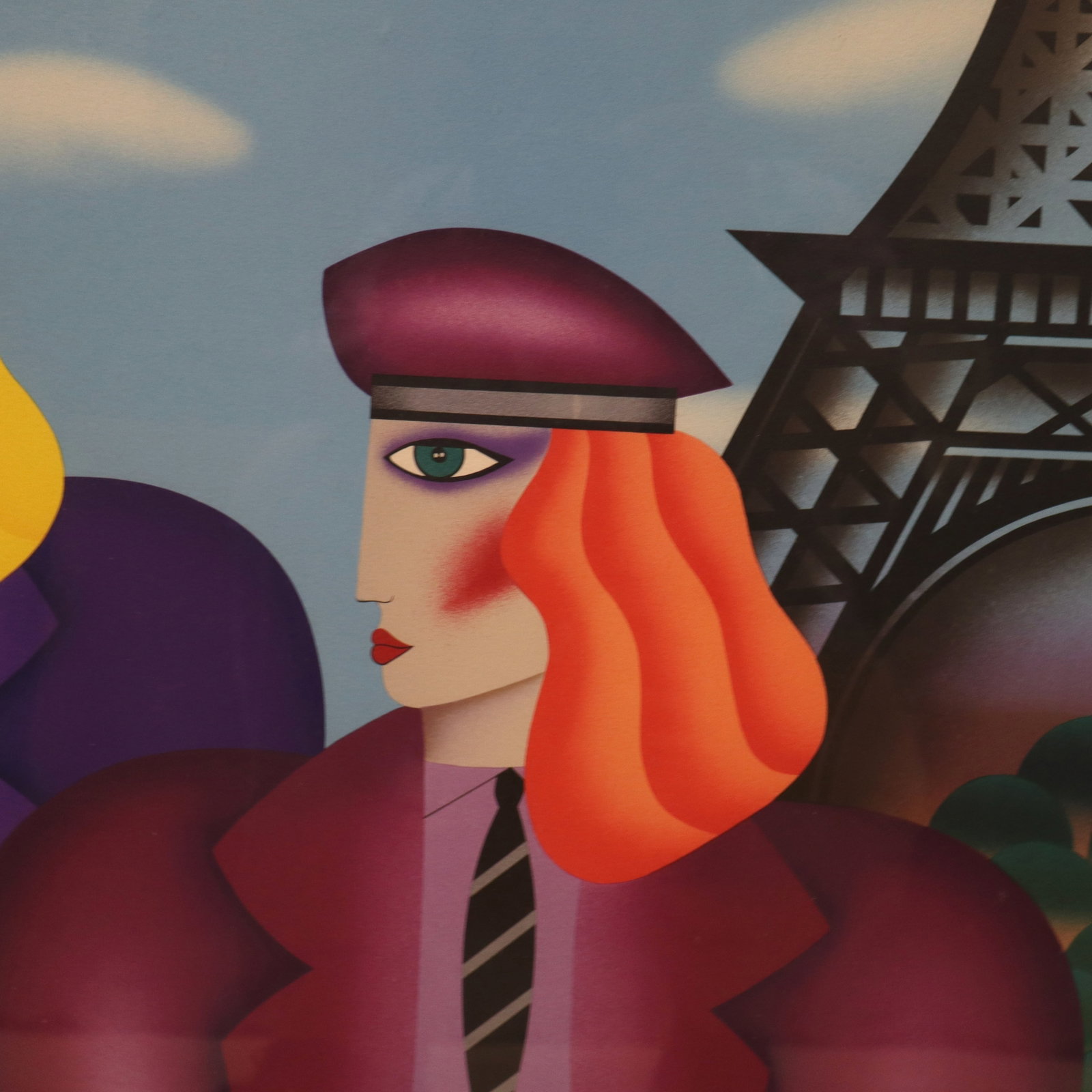 Robin MORRIS Lithograph - Eiffel Tower - 8