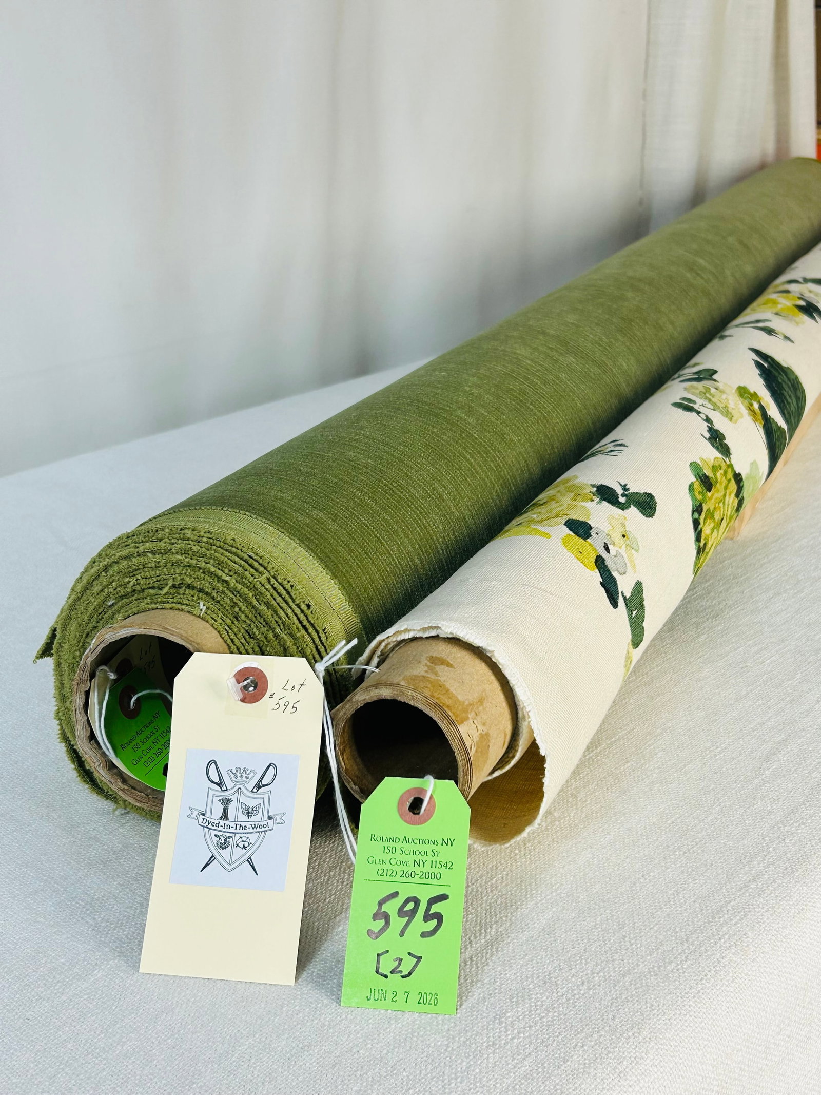 Clarence House Print & Jane Shelton Velvet Fabric (1 of 8)