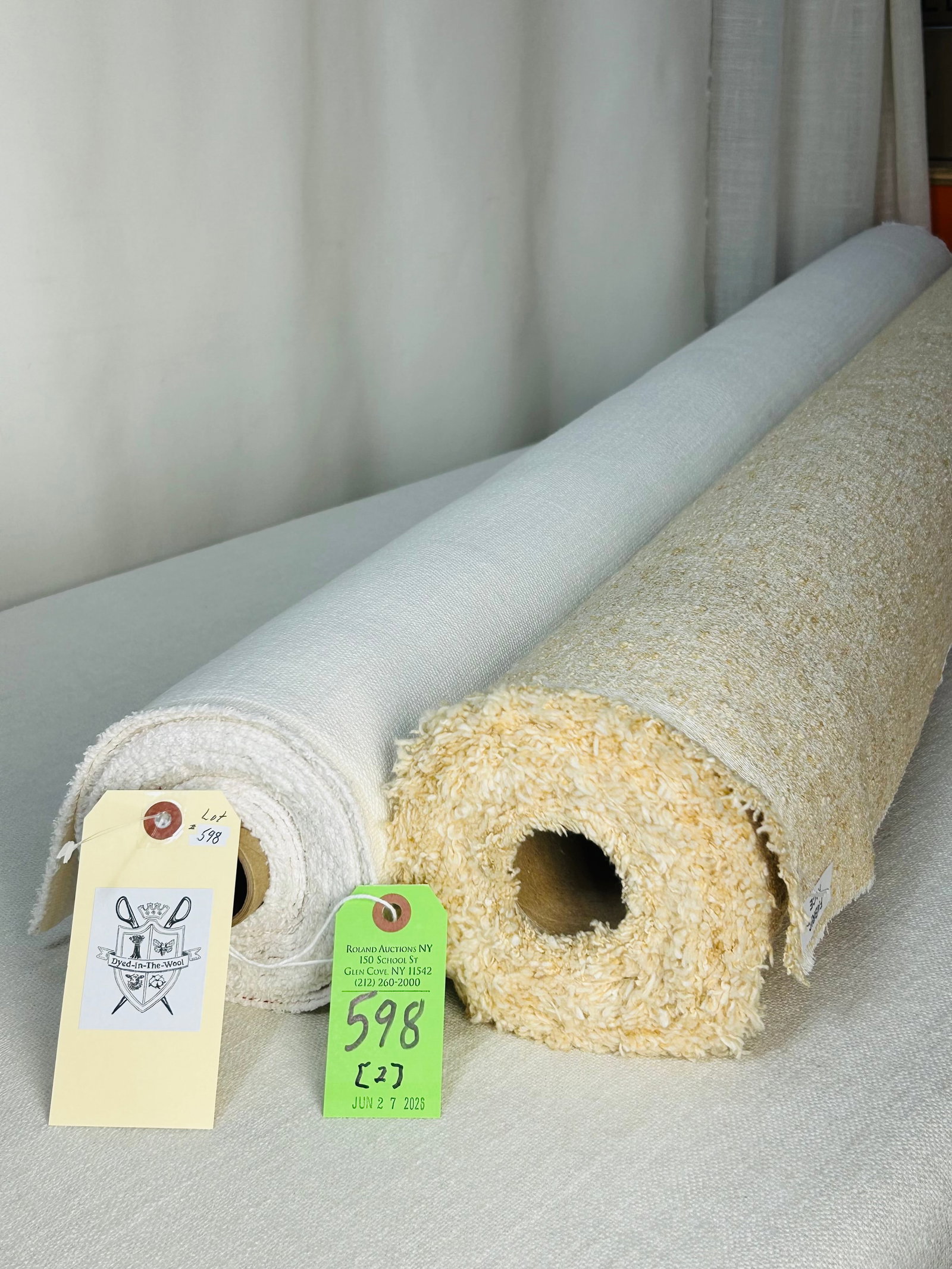 Donghia Boucle And R. & Goffigon Linen Fabric (1 of 6)