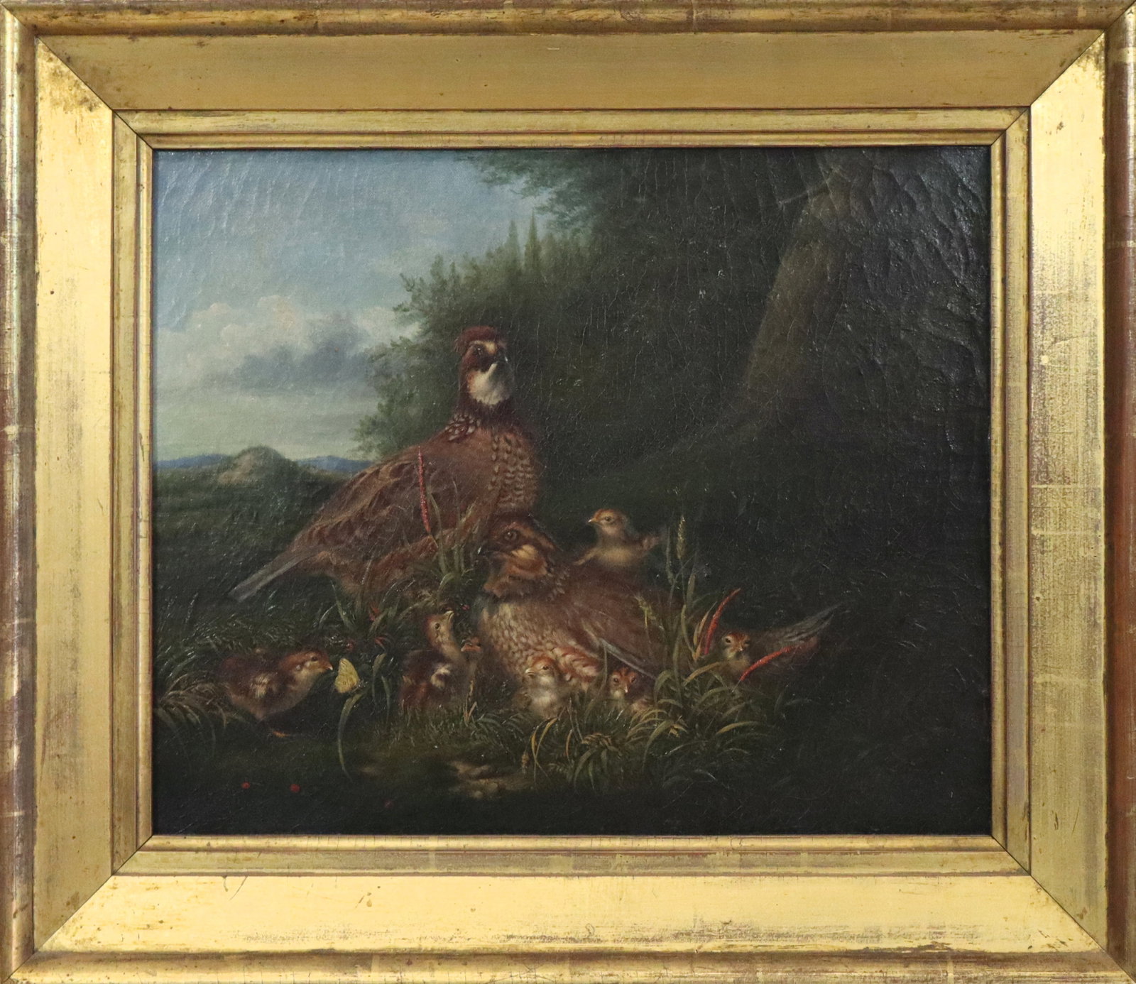 Attributed to H. HILL Oil on Canvas (1 of 12)