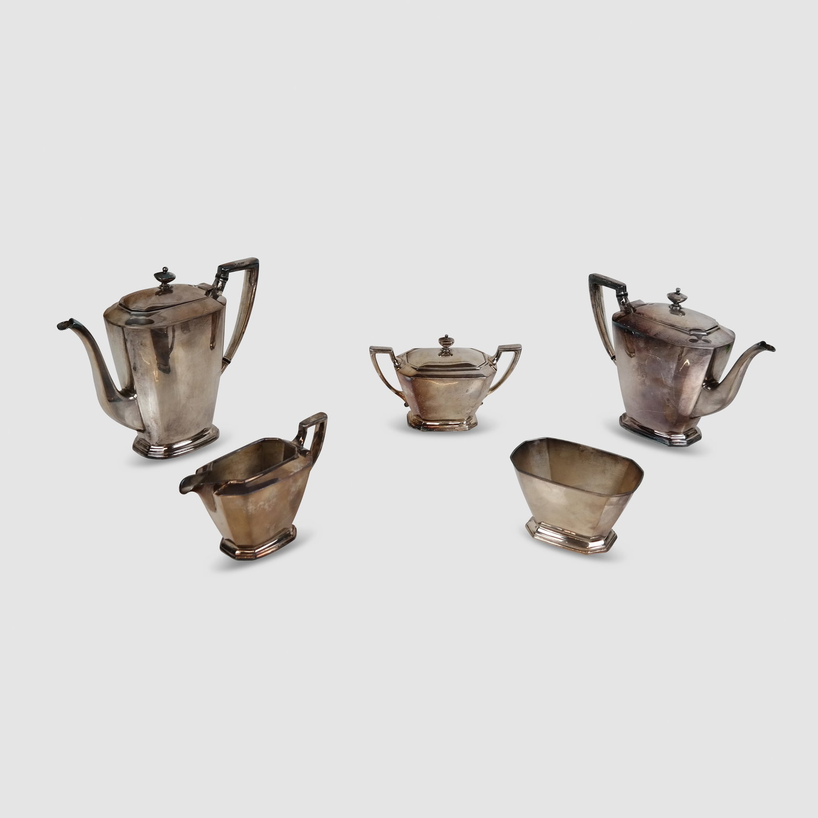 Homan Manufacturing Silver Plate Coffee Service, 5 (1 of 9)