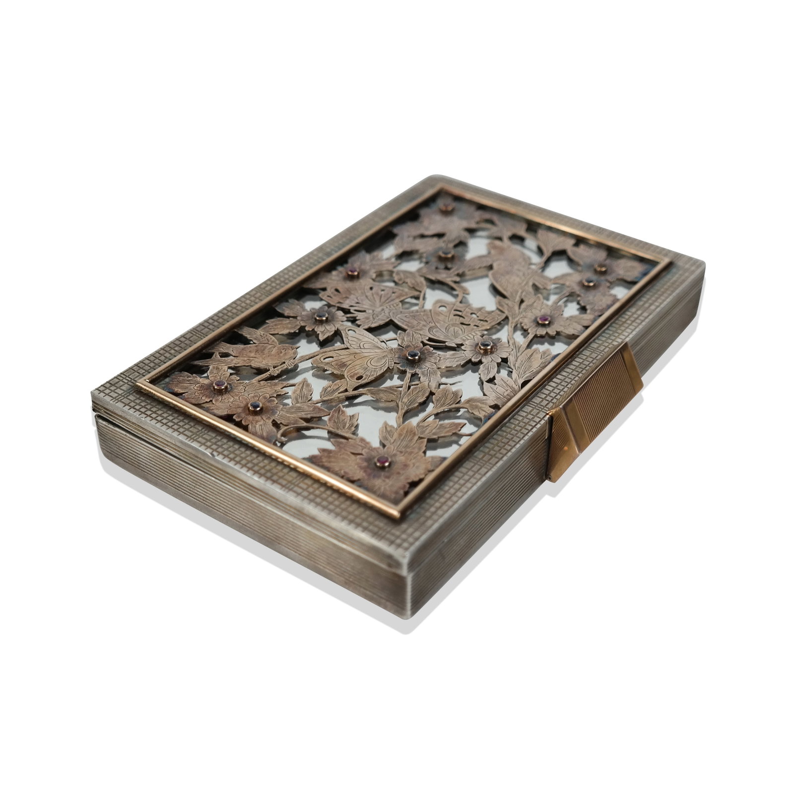 Boucheron Gold, Silver and Gemset Miniaudiere (1 of 13)