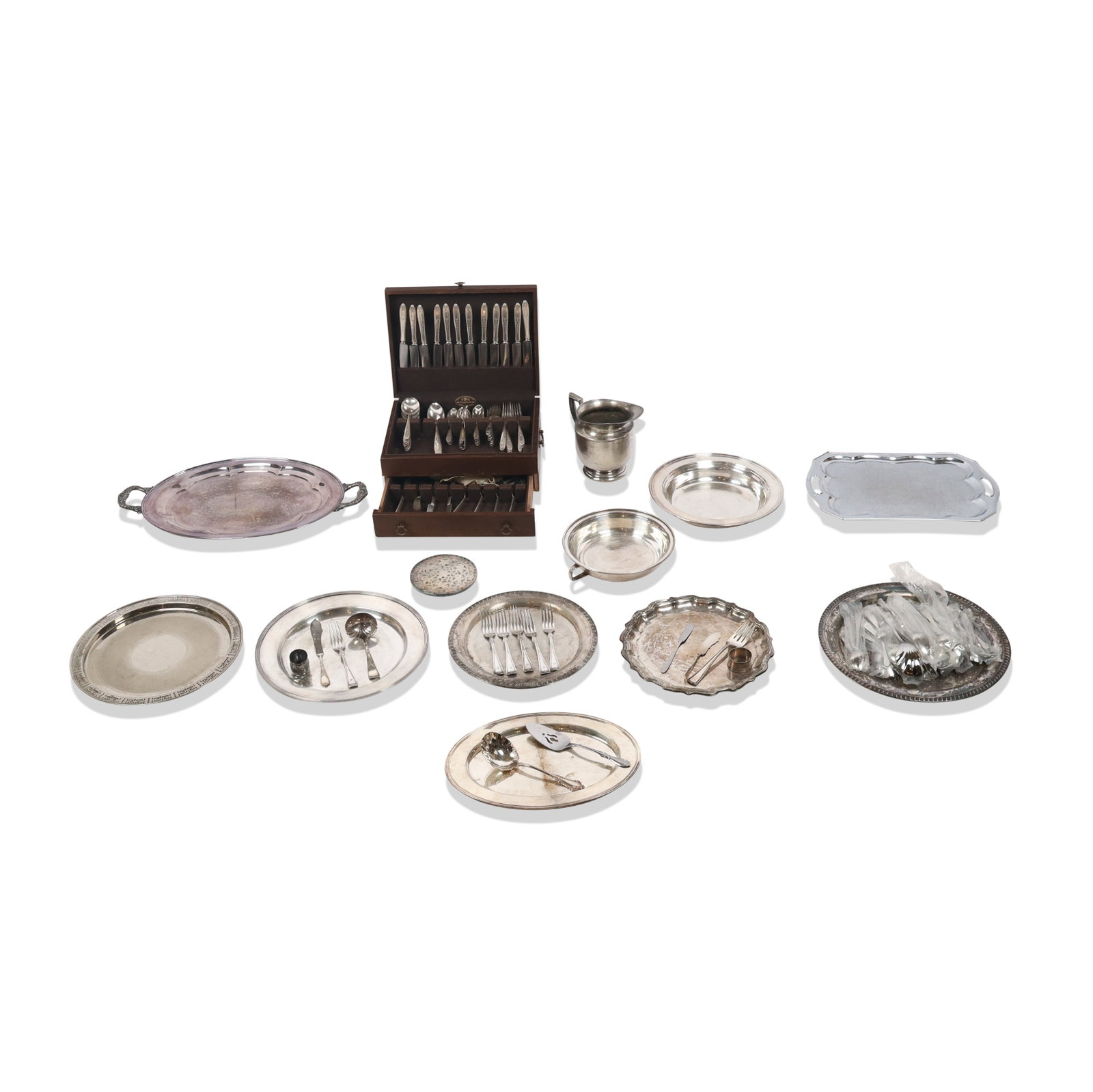 Group of Silver Plate & Metal Articles, 50+ (1 of 19)
