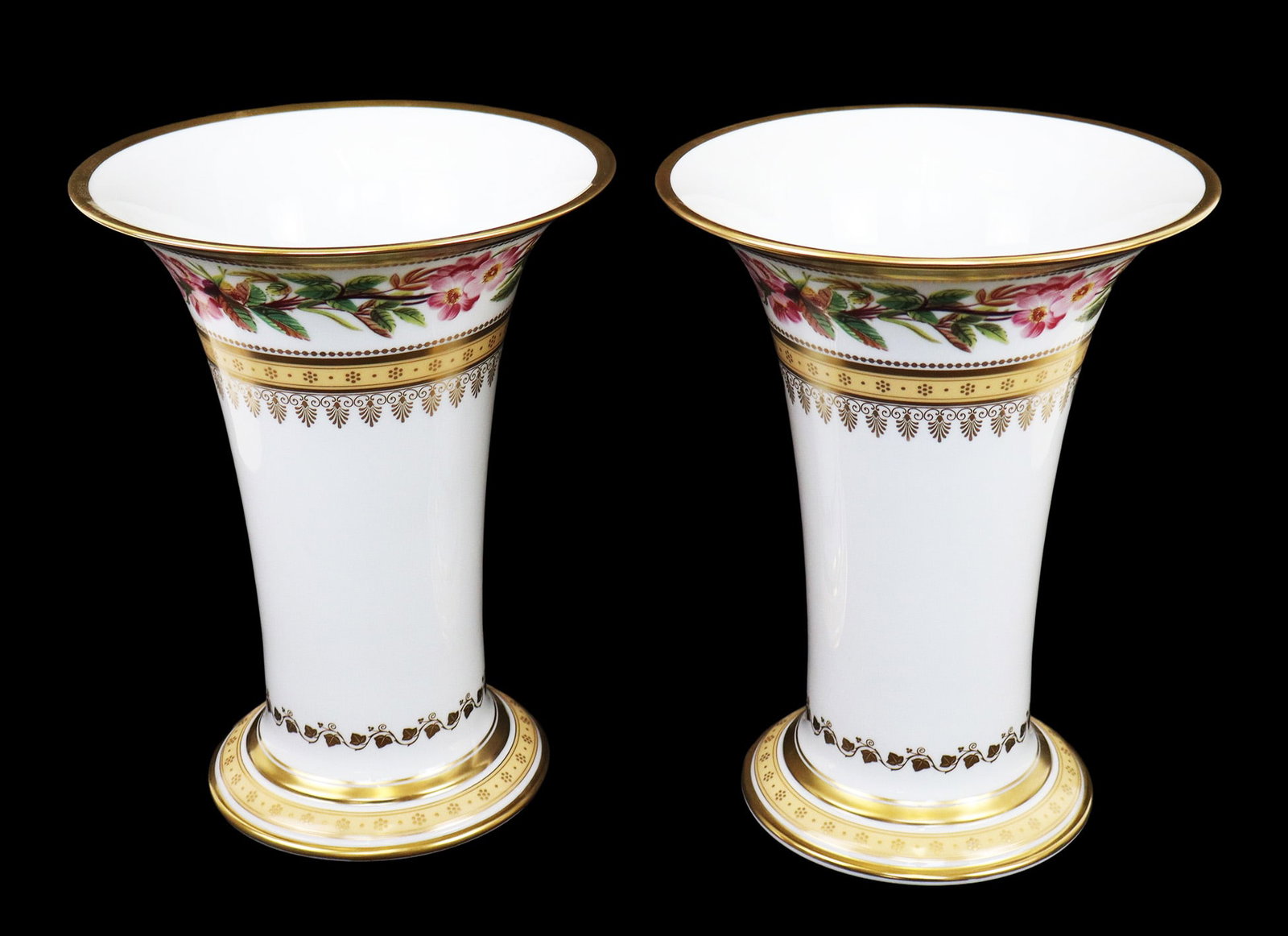Bernardaud Limoges "Botanique" Porcelain Vases, 2 (1 of 11)