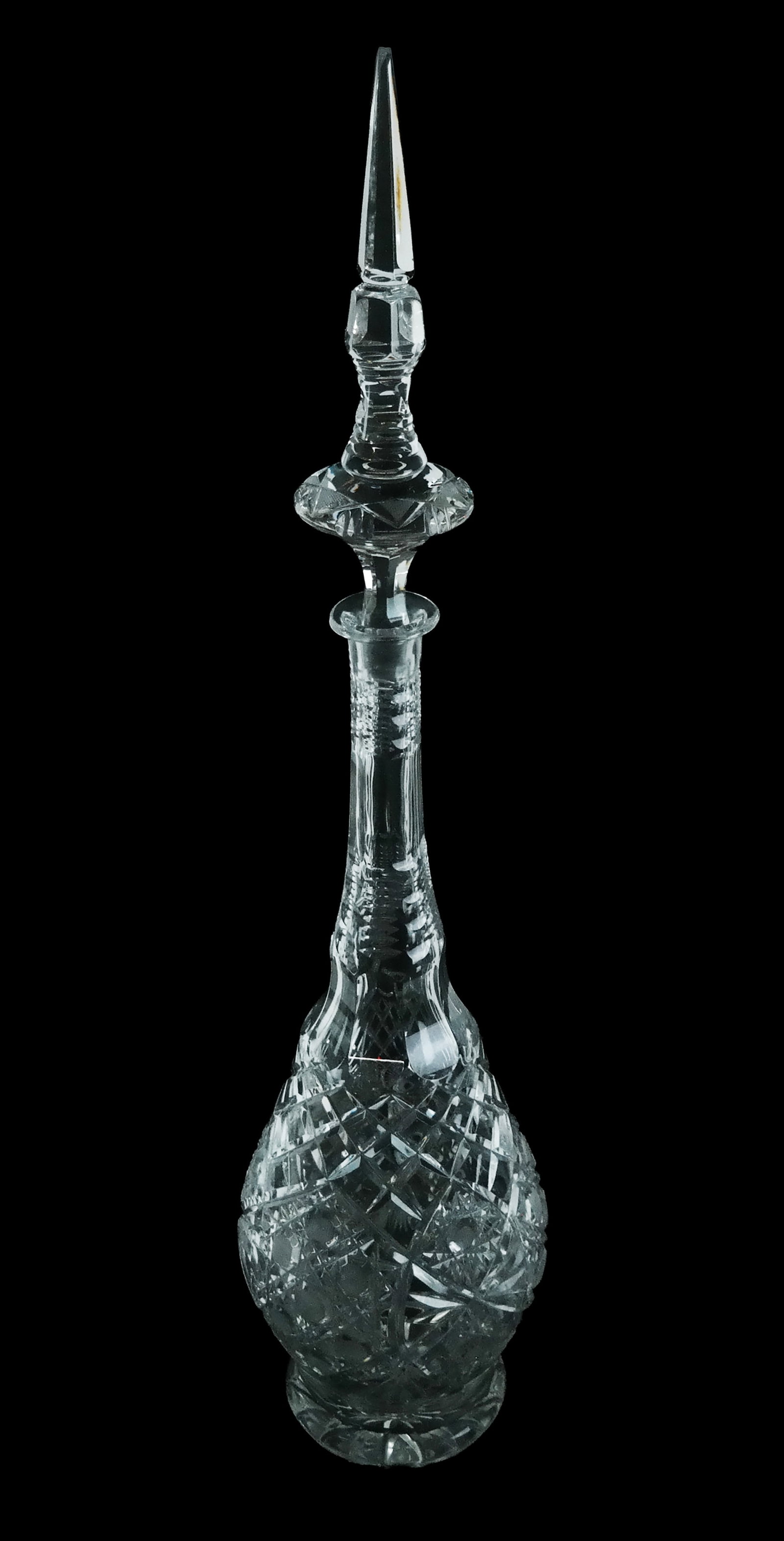 Hawkes Style Palatial Cut Crystal Decanter (1 of 17)