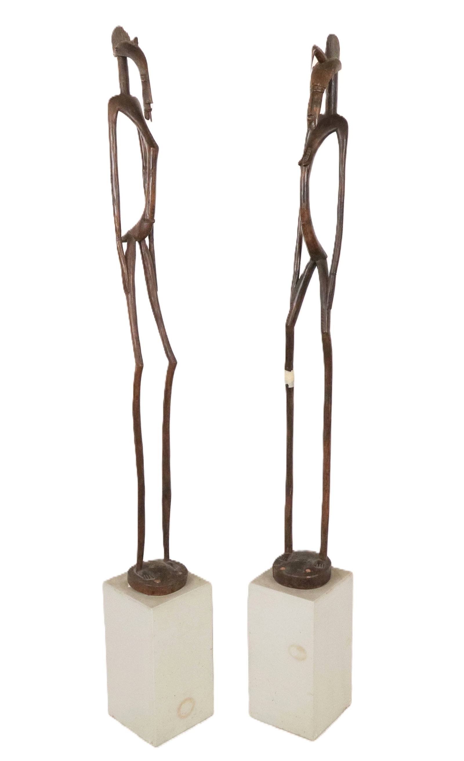 Two Senufo Style Deble Sculptures on Stands (1 of 17)