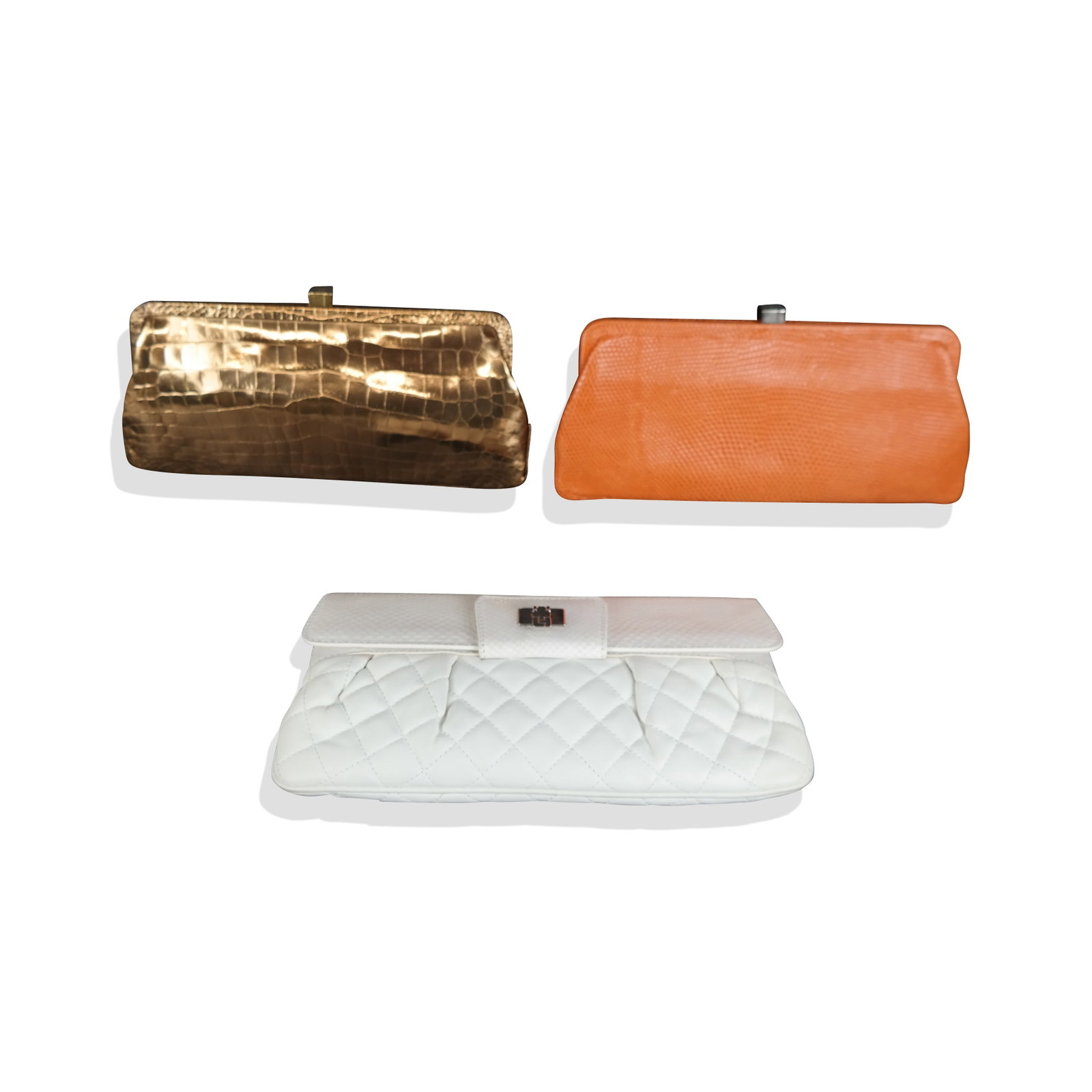 Three Lambertson Truex Leather Clutches (1 of 15)