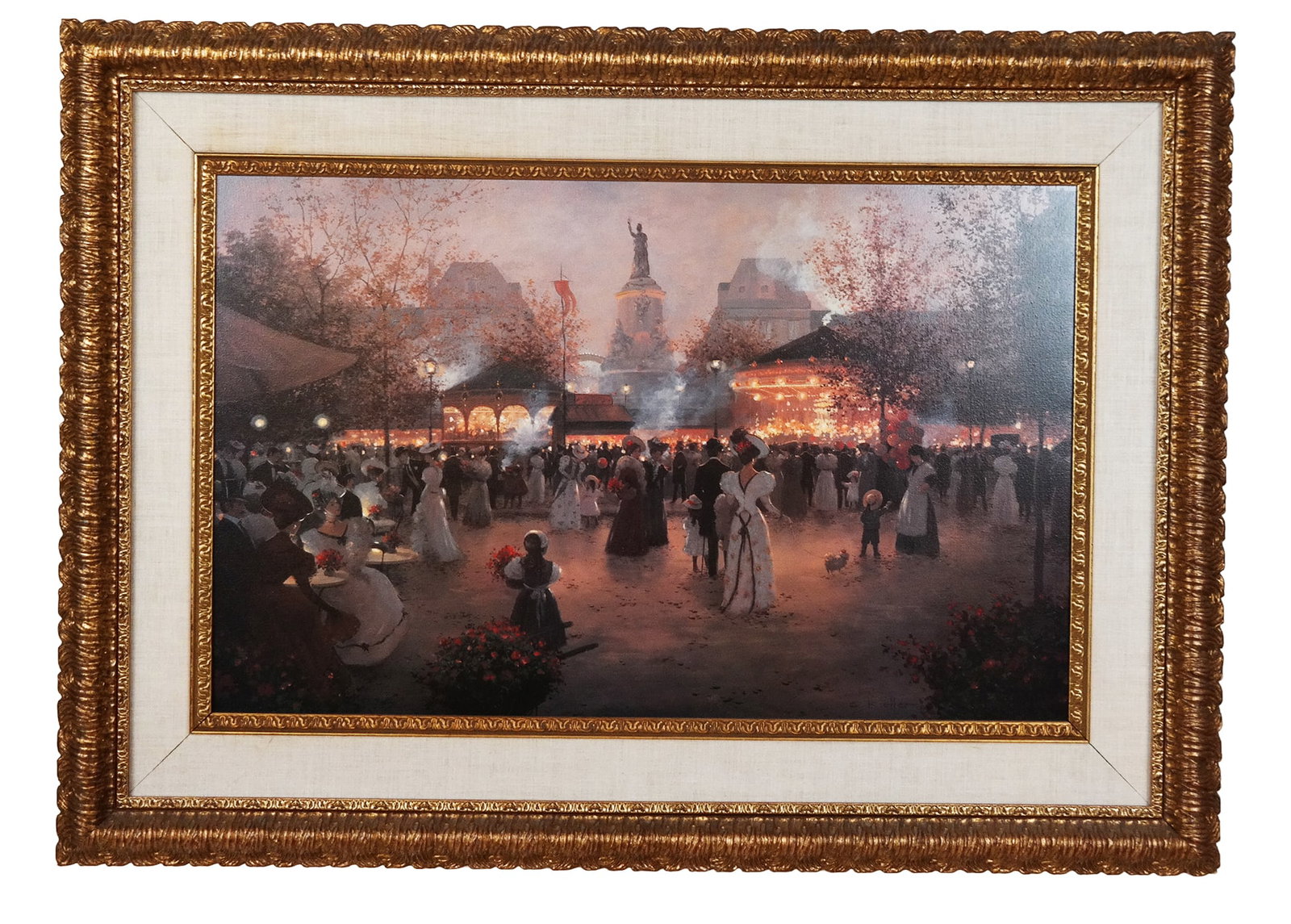 Christa KIEFFER "La Fete..." Print on Canvas (1 of 18)