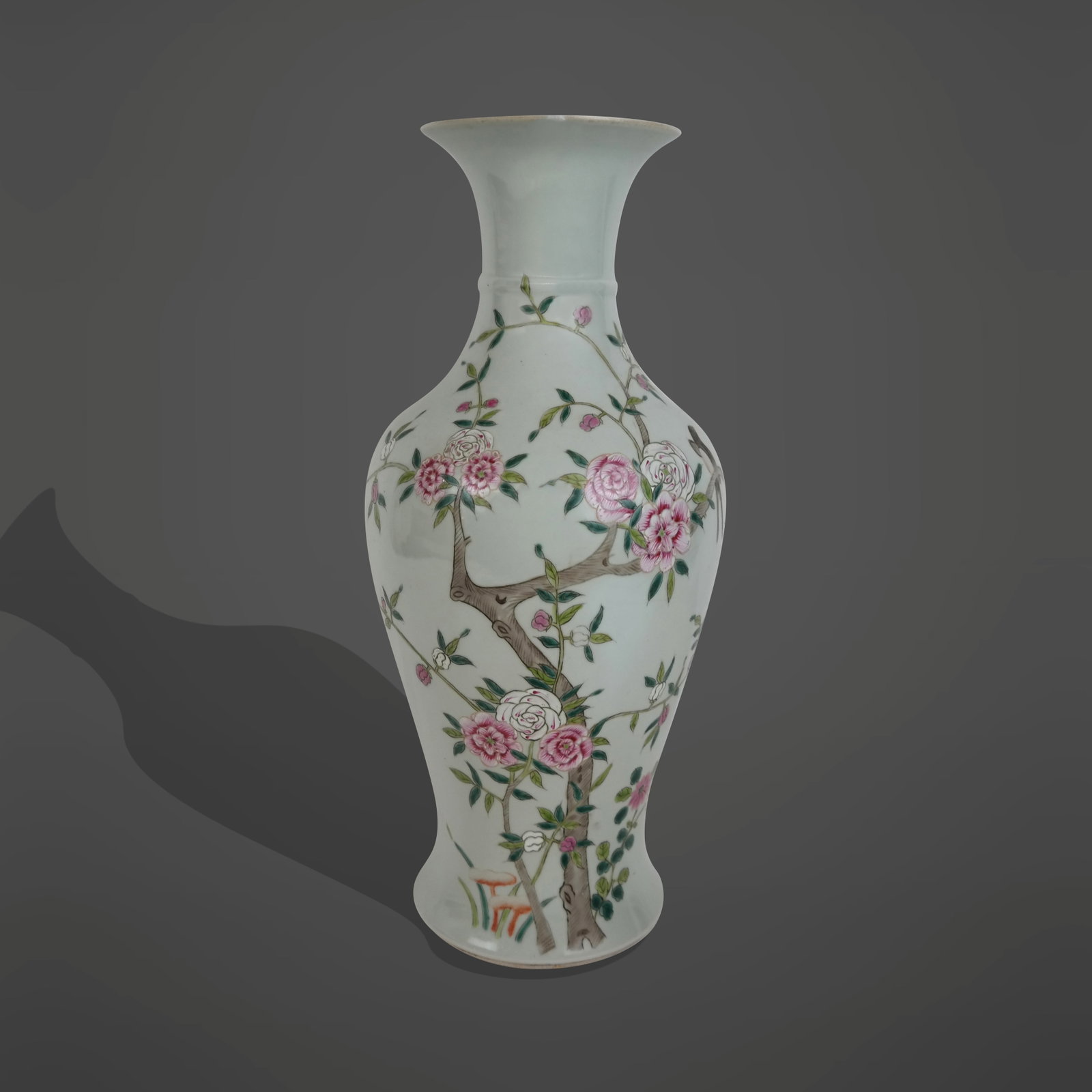 Chinese Famille Rose Baluster Vase (1 of 13)