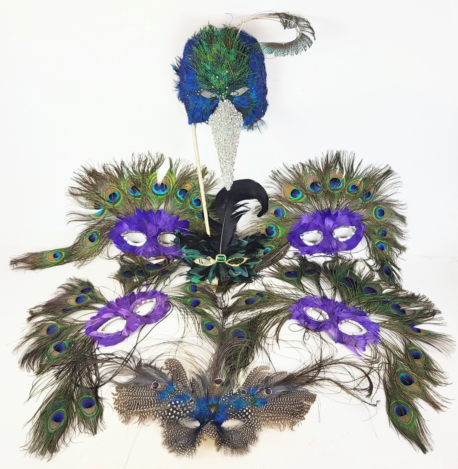 Seven Feather Decorated Masks (1 of 20)