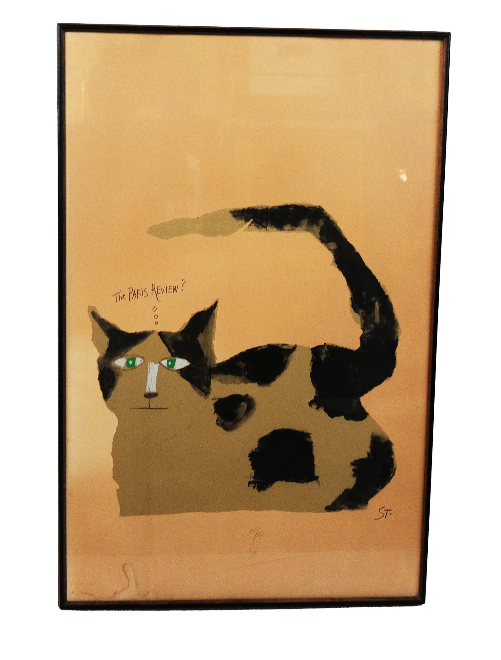 Saul STEINBERG "The Paris Review?" Lithograph (1 of 14)
