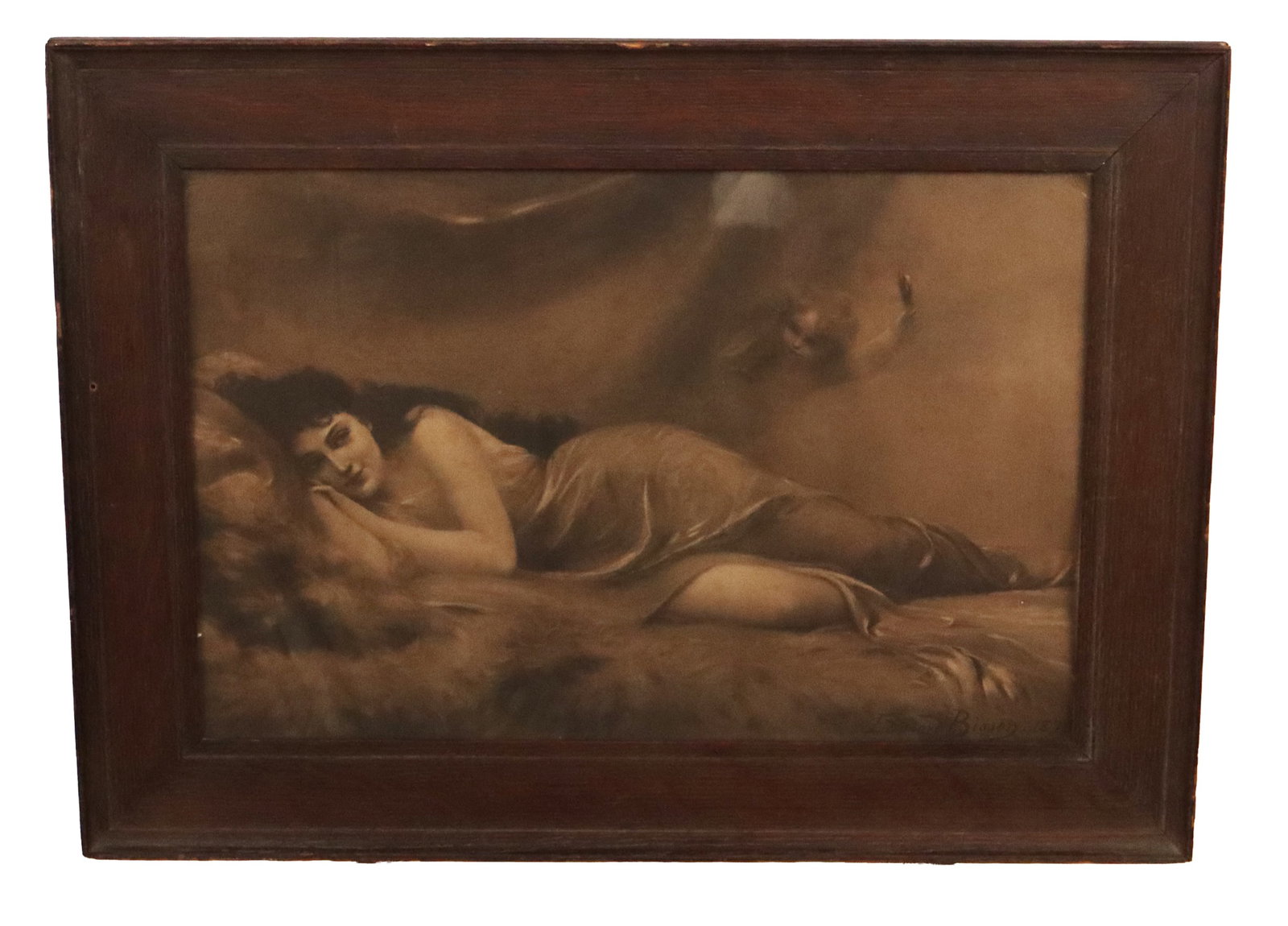 Edouard BISSON "Woman and Languid Love" Print (1 of 8)