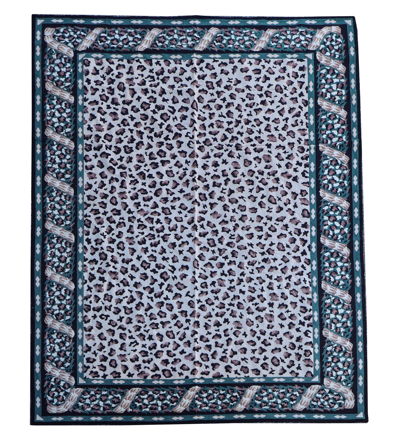 Leopard Print Needlepoint Rug (1 of 12)