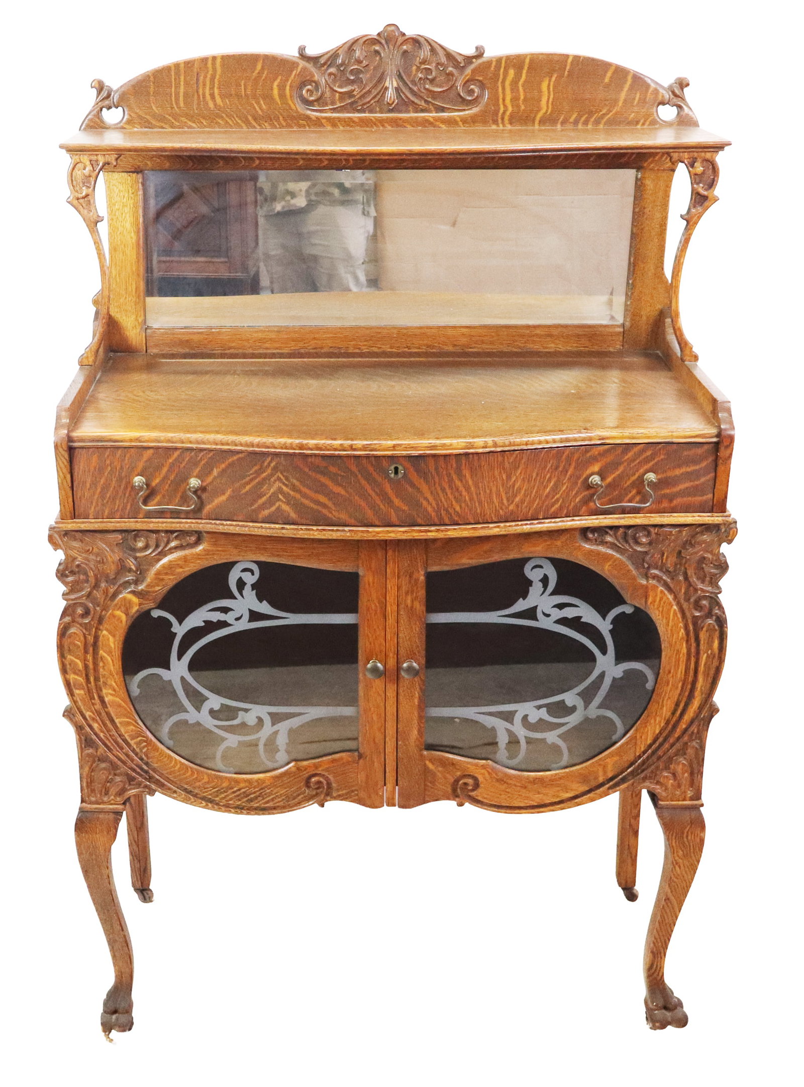 American Oak Server Cabinet (1 of 10)