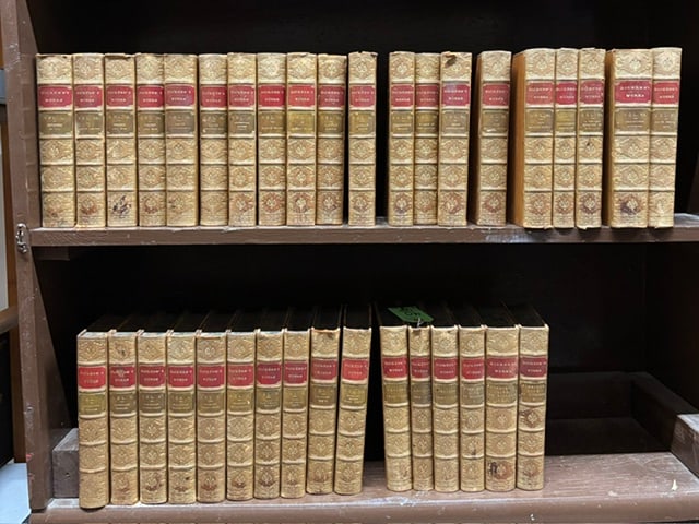 Leather-Bound Set of Dicken's Works - 36 Volumes (1 of 11)